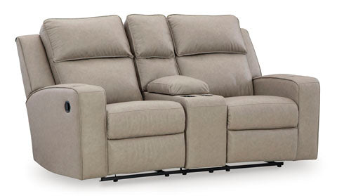 Lavenhorne Pebble Reclining Loveseat - Modern Two-Seater Recliner Sofa with Adjustable Backrest, Soft Fabric Upholstery, and Sturdy Frame - Perfect for Living Room, Home Theater, and Small Spaces Relaxation