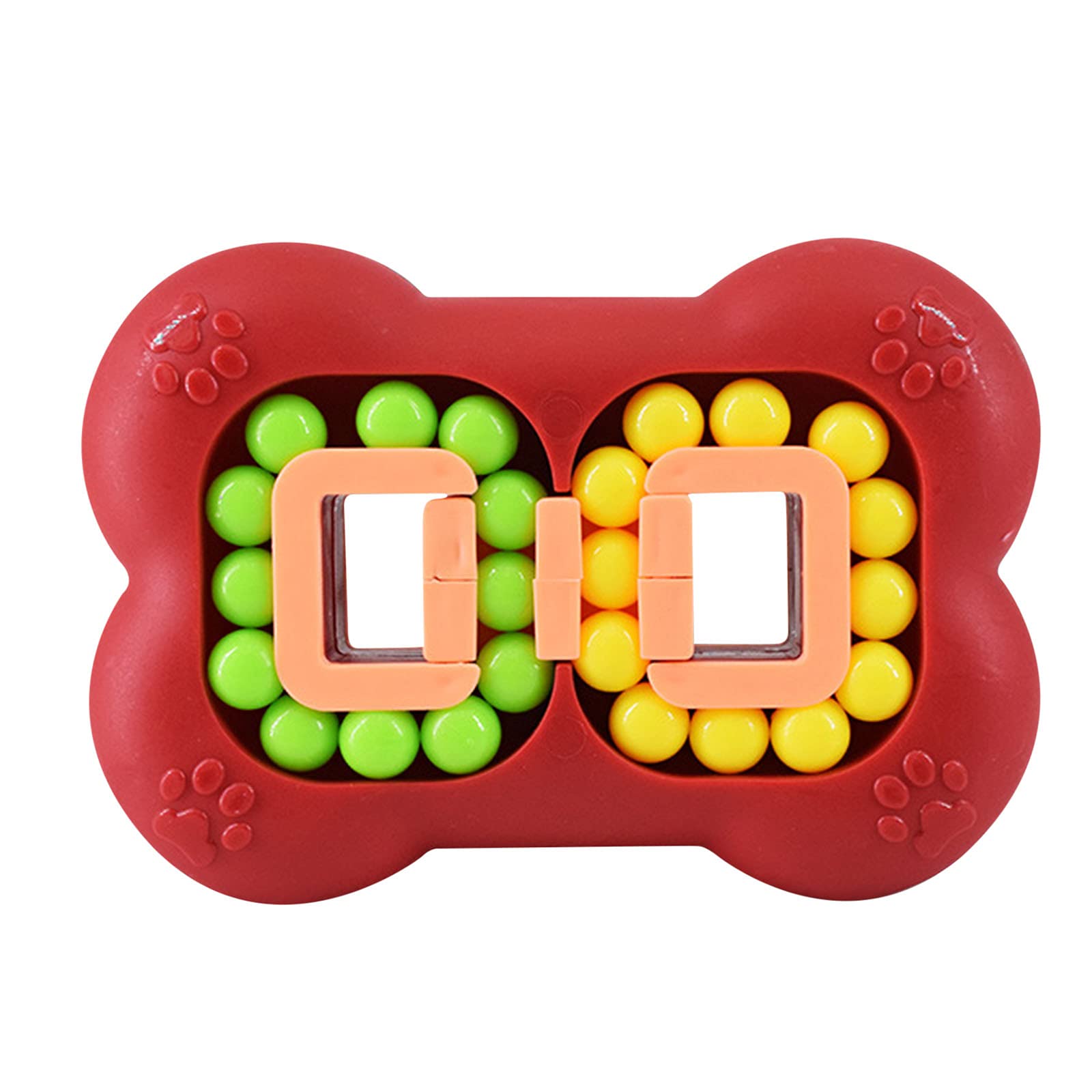 Rotating Decompression Magic Cube Puzzle Toy - Stress Relief Fidget Toy for Adults & Kids - Square Rotating Brain Teaser Game for Office, School, and Home Use