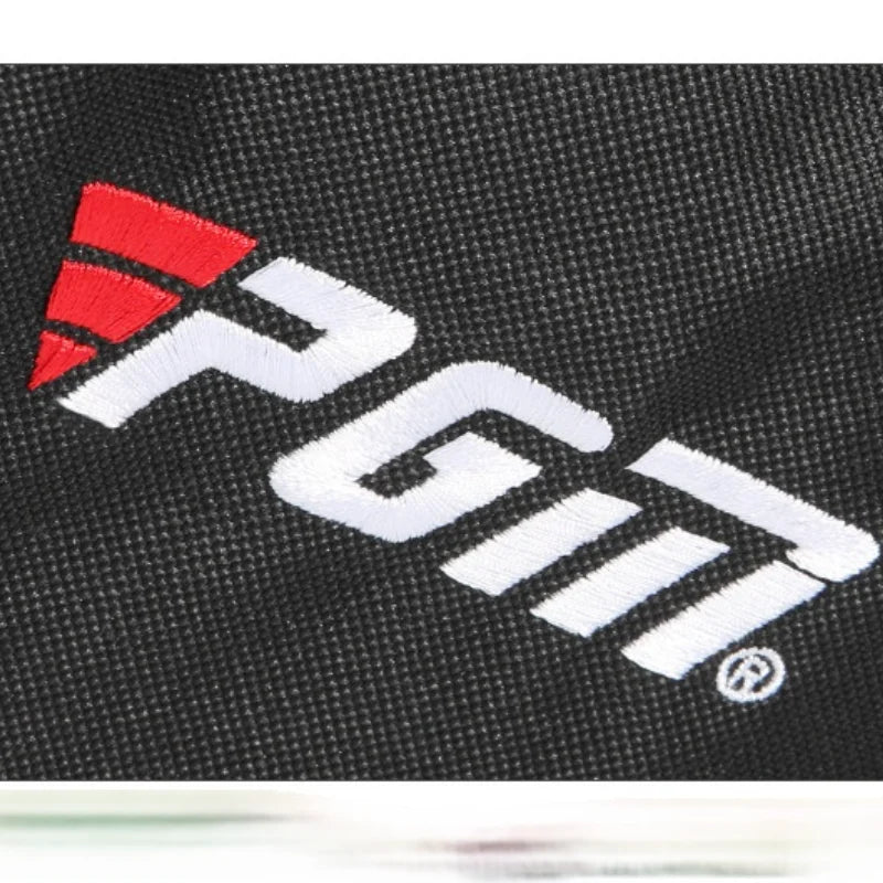PGM Portable Mini Golf Shoe Bag - Lightweight Nylon Golf Ball Holder & Tee Organizer - Breathable Sports Accessories Pouch for Golfers | Perfect for Travel, Course & Storage