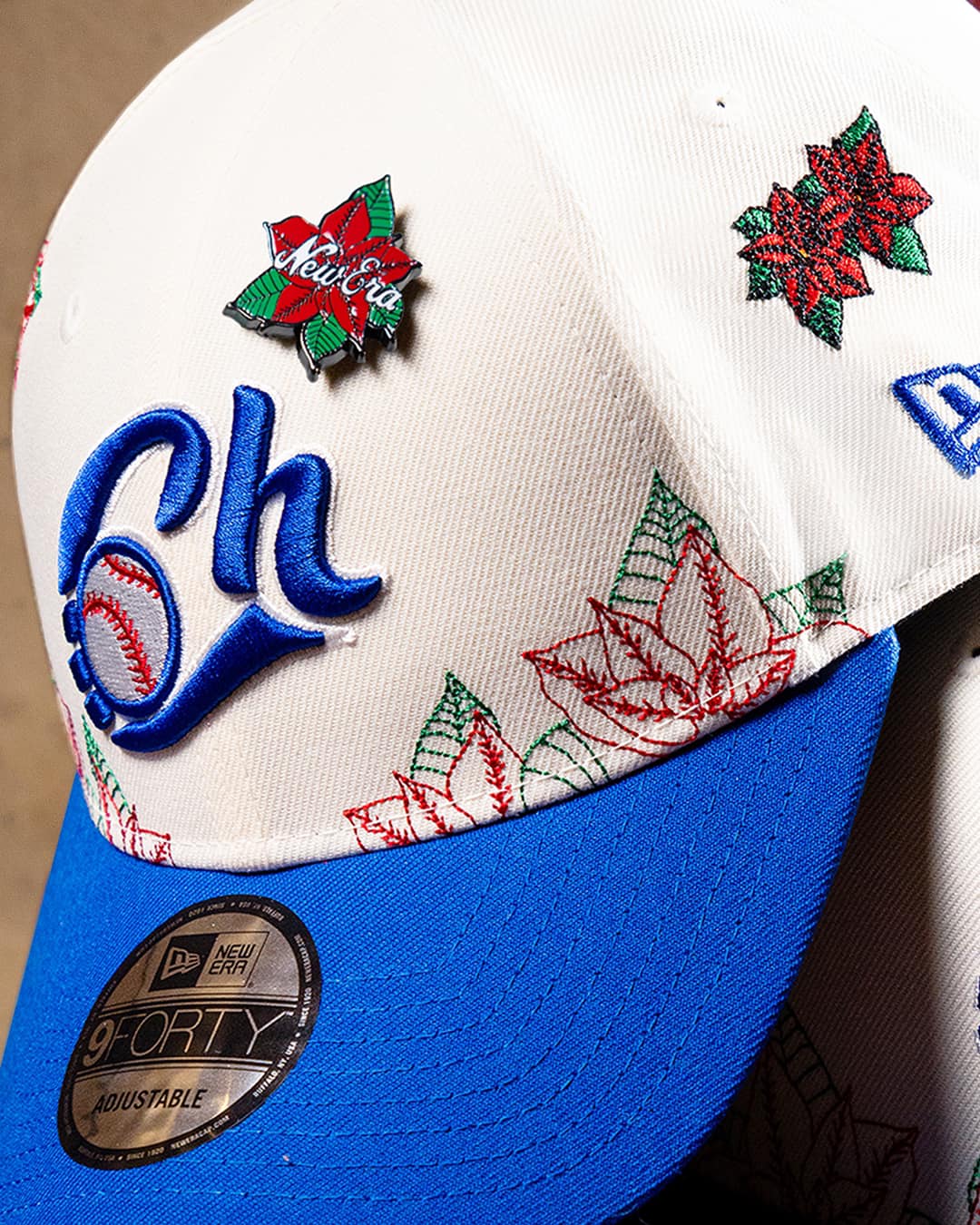 New Era 9FORTY Christmas Noche Buena Snapback Hat - Perfect for Holiday Parties & Festive Celebrations