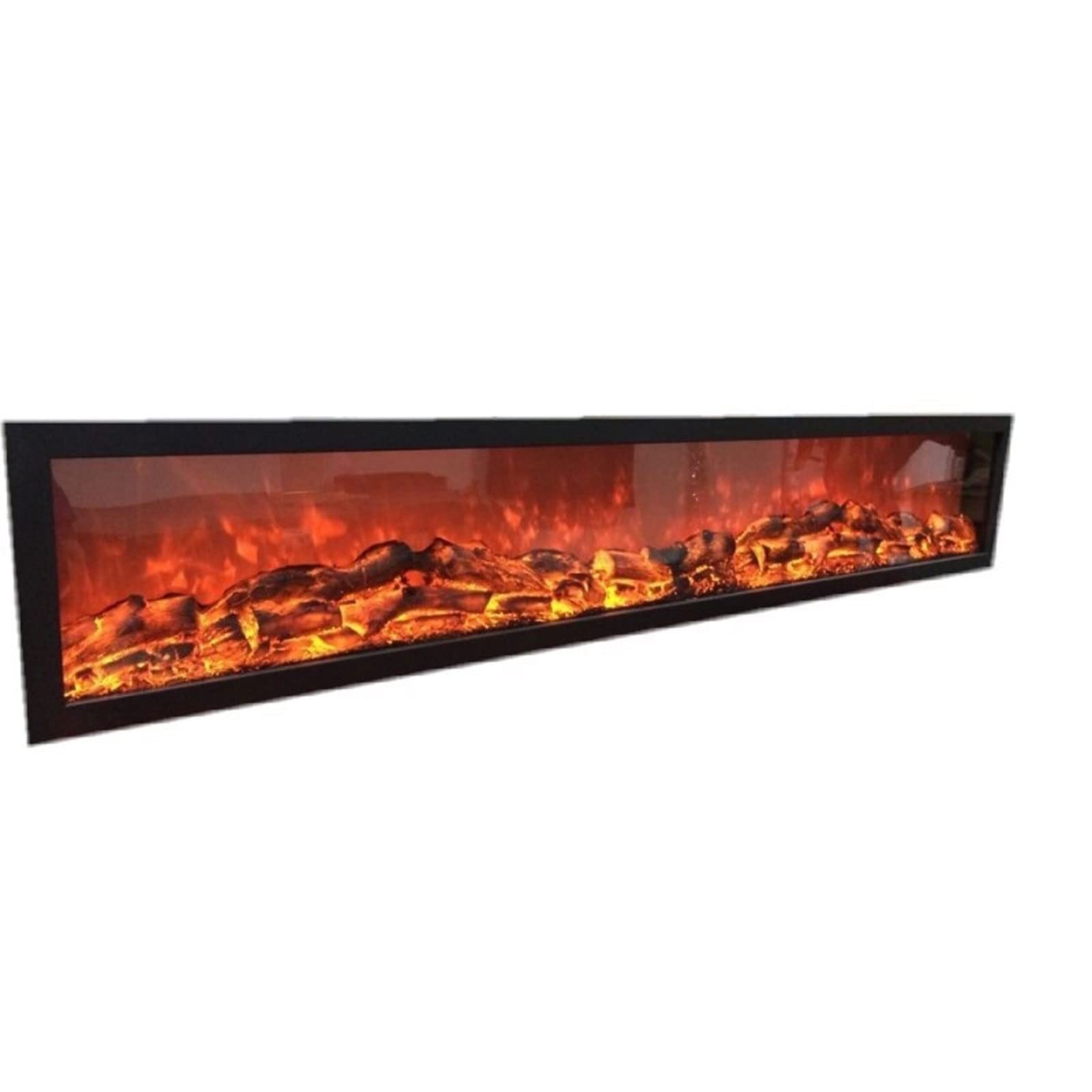 3D Simulation Flame Electric Fireplace - Water Vapor Technology, Realistic Fire Effect for Home Heating & Decor | Perfect for Living Room, Bedroom, Office | Energy Efficient & Safe Alternative to Traditional Fireplace