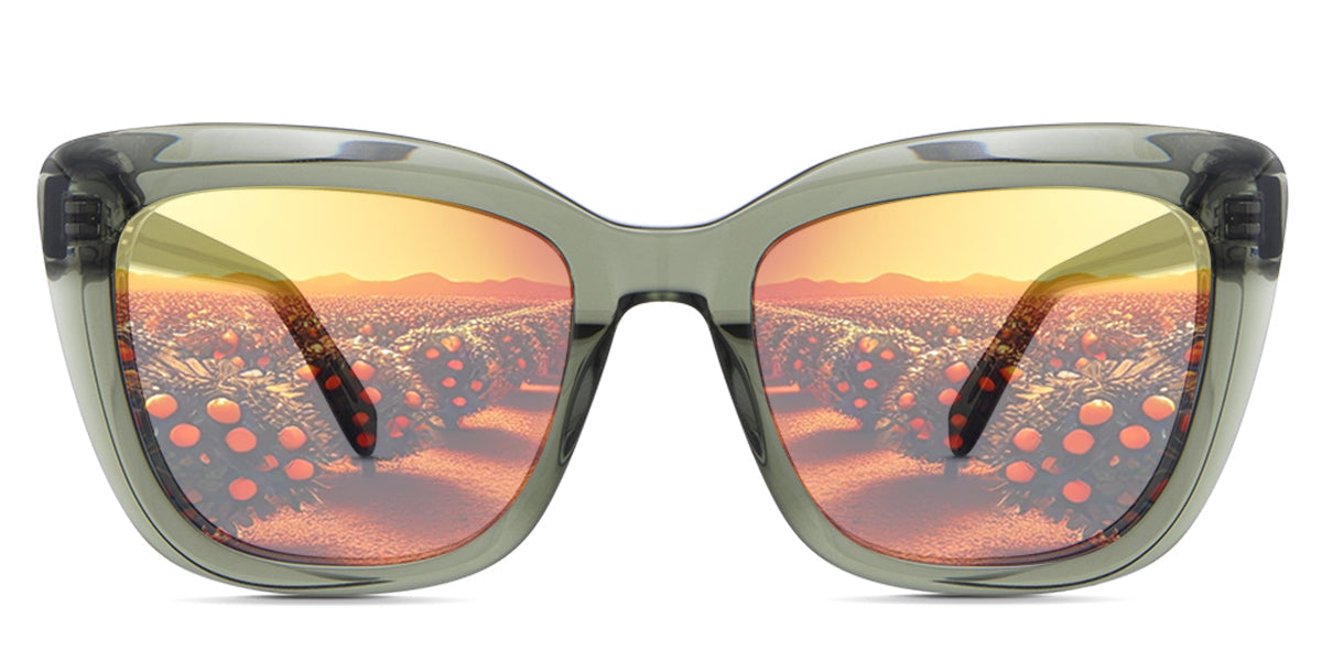 LESA Women's Prescription Tinted Glasses - Stylish & UV Protection for Reading, Driving & Outdoor Activities