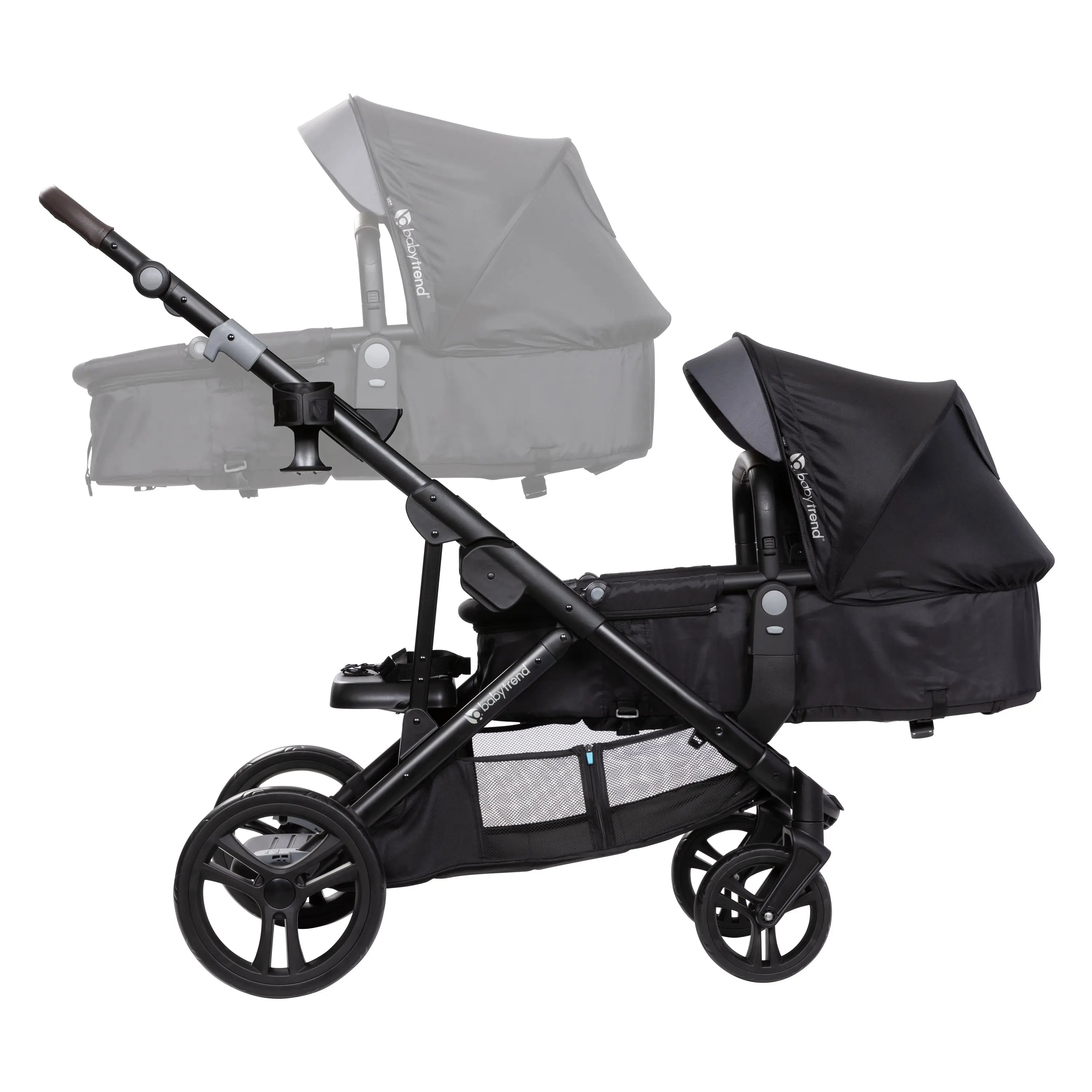 Morph Single to Double Stroller with Second Seat - Convertible Baby Stroller for Twins or Siblings - Perfect for Shopping, Travel & Outdoor Adventures