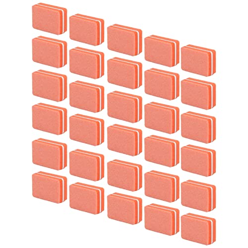 30PCS Mini Nail Buffer Blocks - Professional Manicure Tools for Smoothing & Shaping Nails | Portable Nail Care Kit with Edge File for Women | Perfect for Home Nail Salon & Travel Nail Care (Orange)