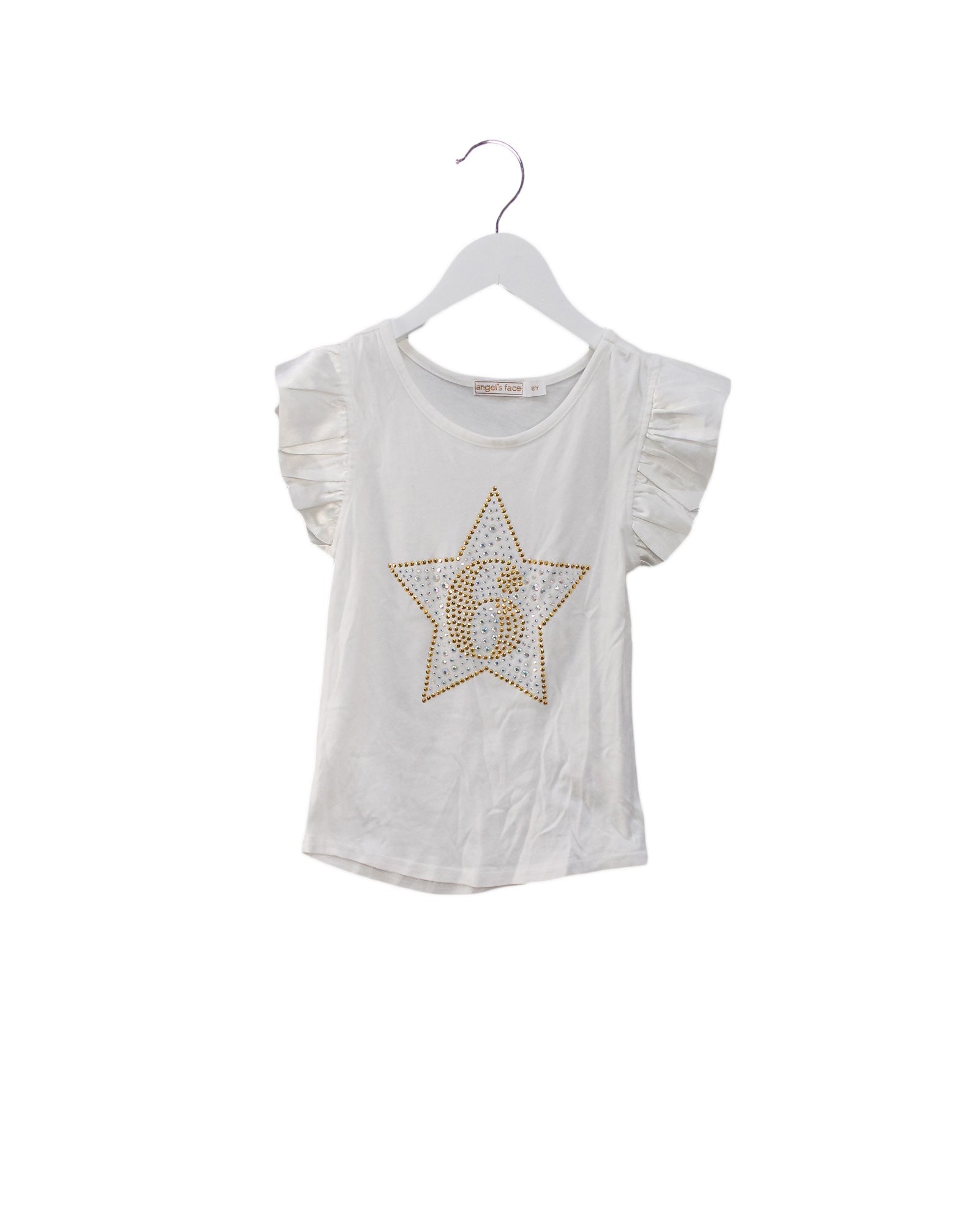 Angel's Face Sleeveless Top for Girls 6T - Cute Summer Tank Top for Toddler Girls - Perfect for Playdates, Beach & Outdoor Activities