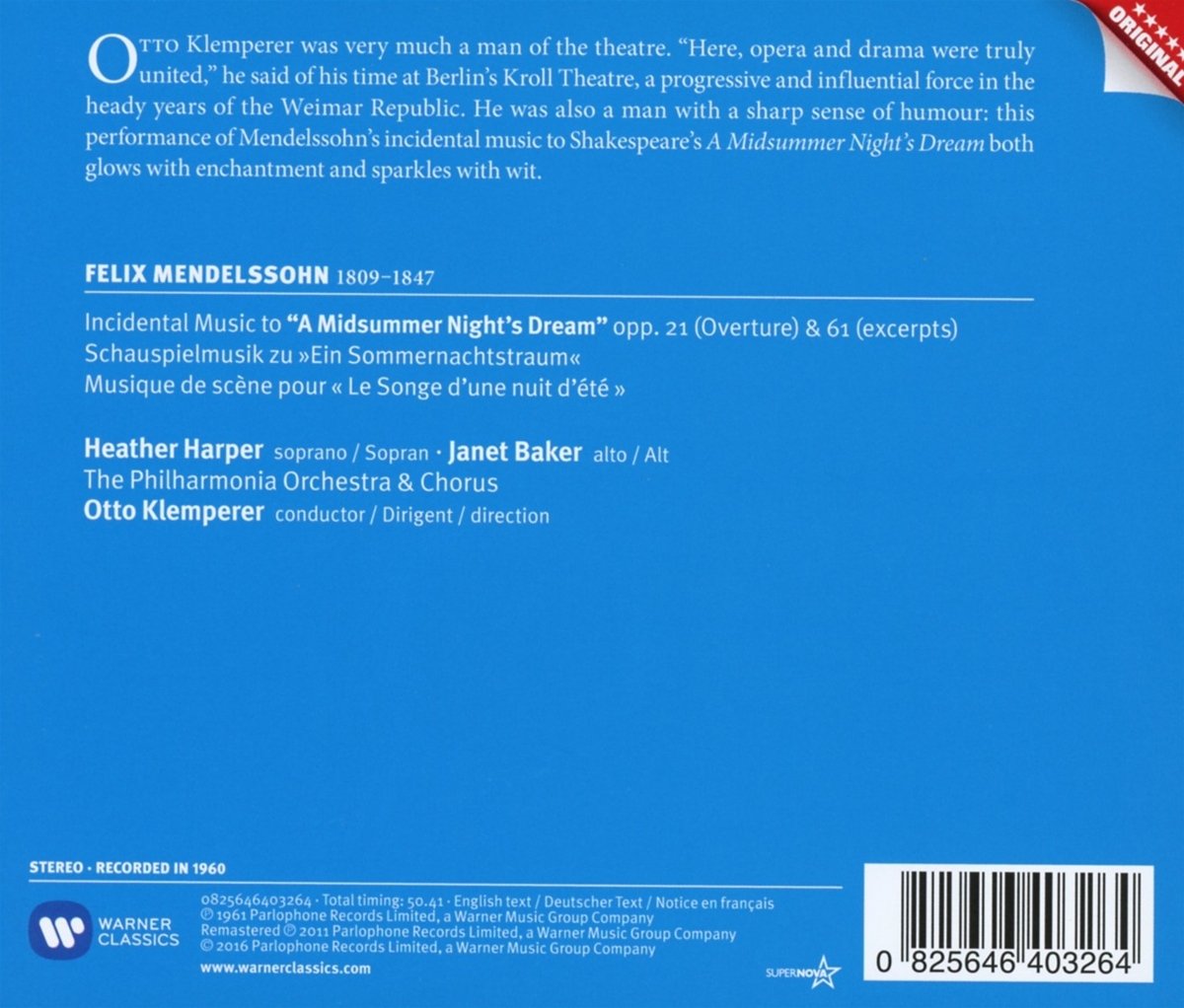 Mendelssohn: A Midsummer Night's Dream - Classical Music CD for Relaxation, Study & Romantic Evenings