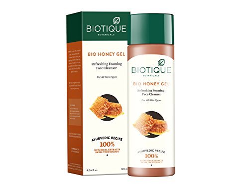 Biotique Bio Honey Gel Refreshing Foaming Face Cleanser & Bio Morning Nectar Sunscreen SPF 30+ - 120ml Each | Gentle Daily Skincare Routine for Oily & Sensitive Skin | Perfect for Morning & Night Use