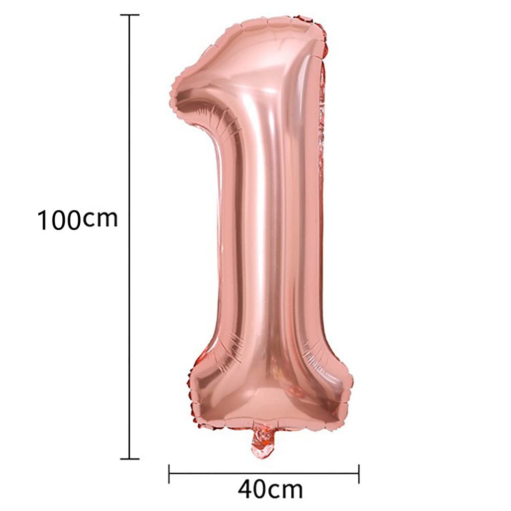 31st Birthday Decorations Set - Happy Birthday Banner, Helium Balloons (Number 31, Latex & Foil), Rose Gold Party Supplies for 31 Years Old Celebration - Perfect for Adult Birthday Parties, Milestone Decorations & Anniversary Events