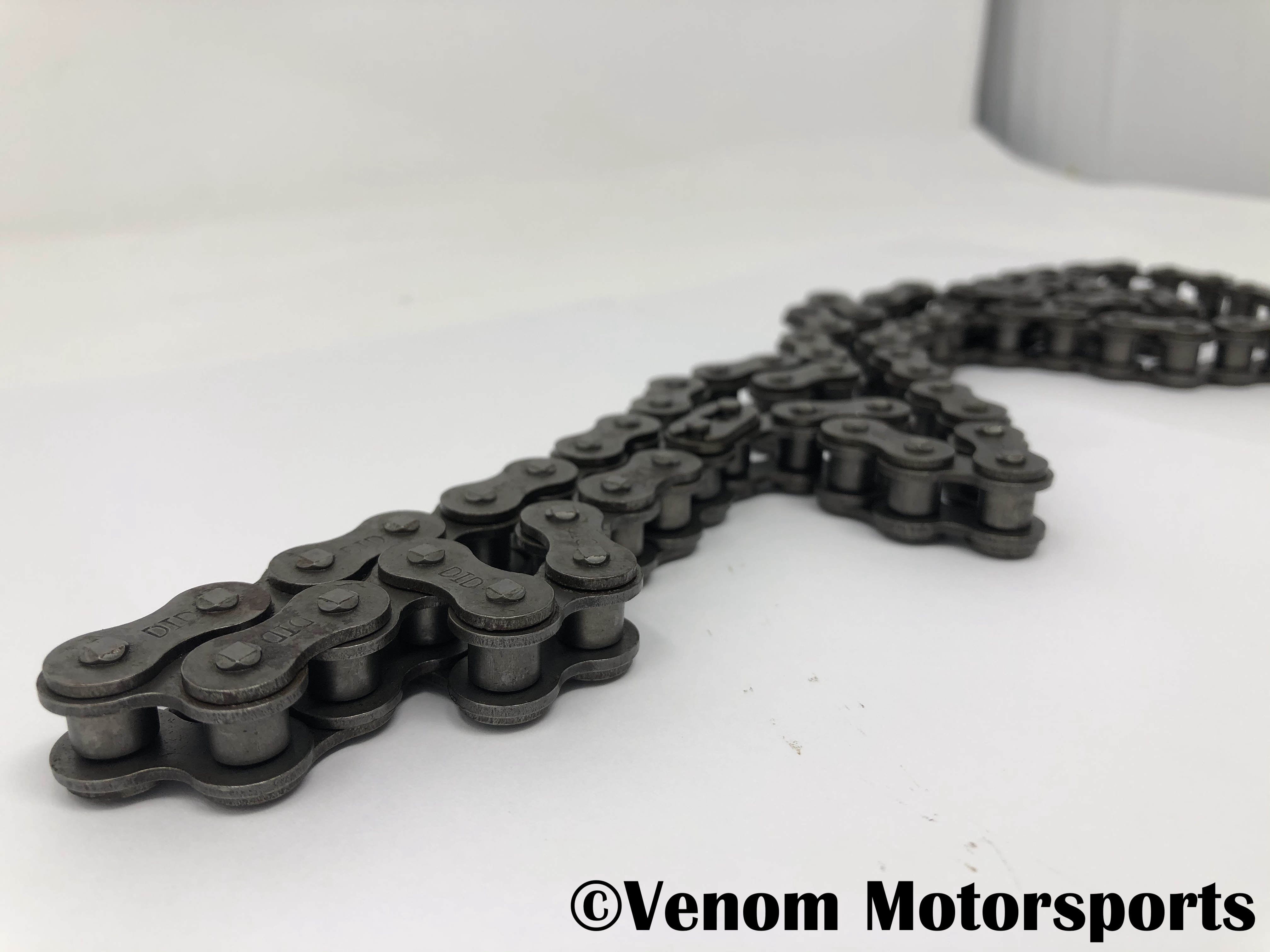 Venom X15 Replacement Chain - High-Quality Motorcycle Drive Chain for Dirt Bikes & ATVs | Durable & Smooth Performance for Off-Road Riding & Racing