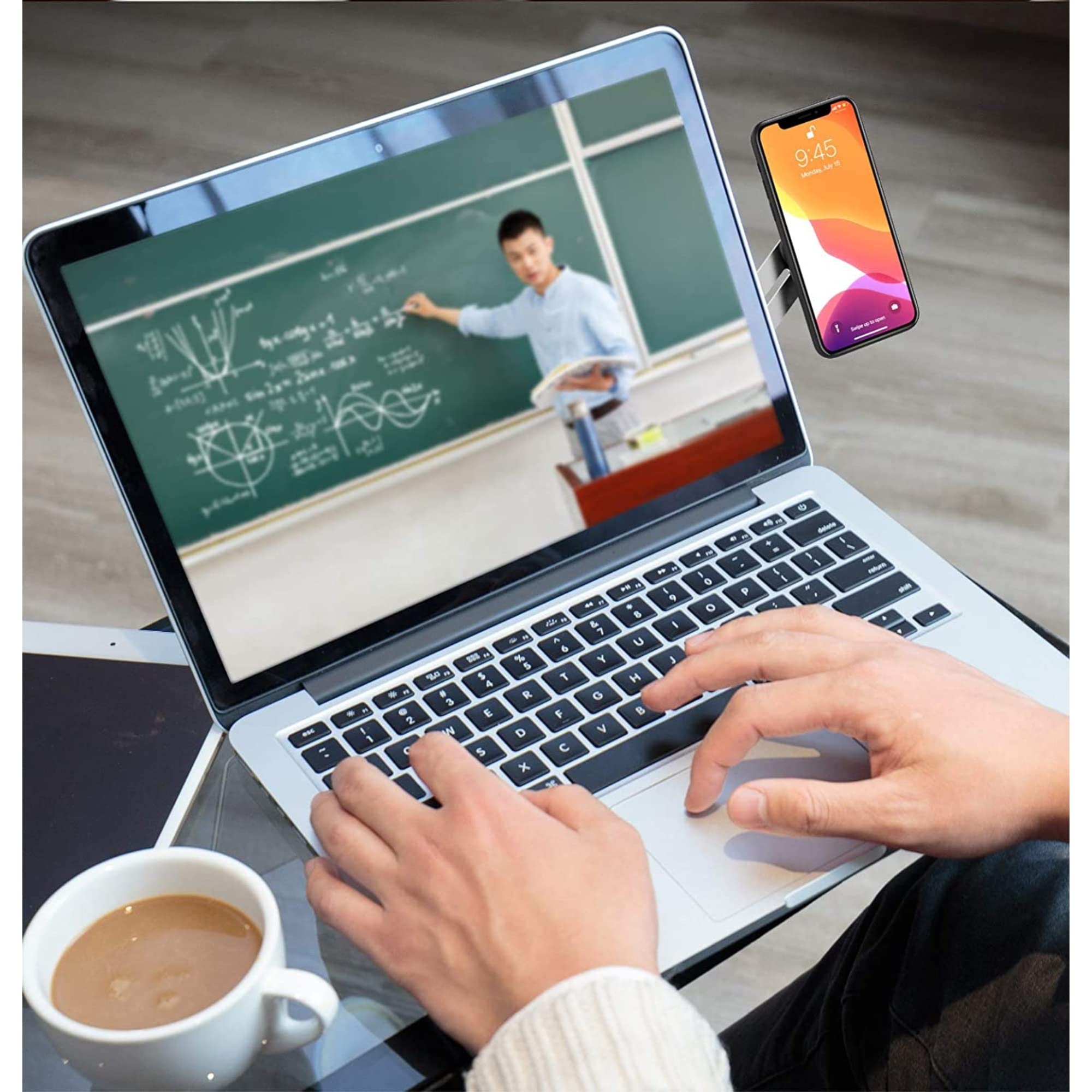 Universal Laptop Phone Mount - for Work & Video Calls