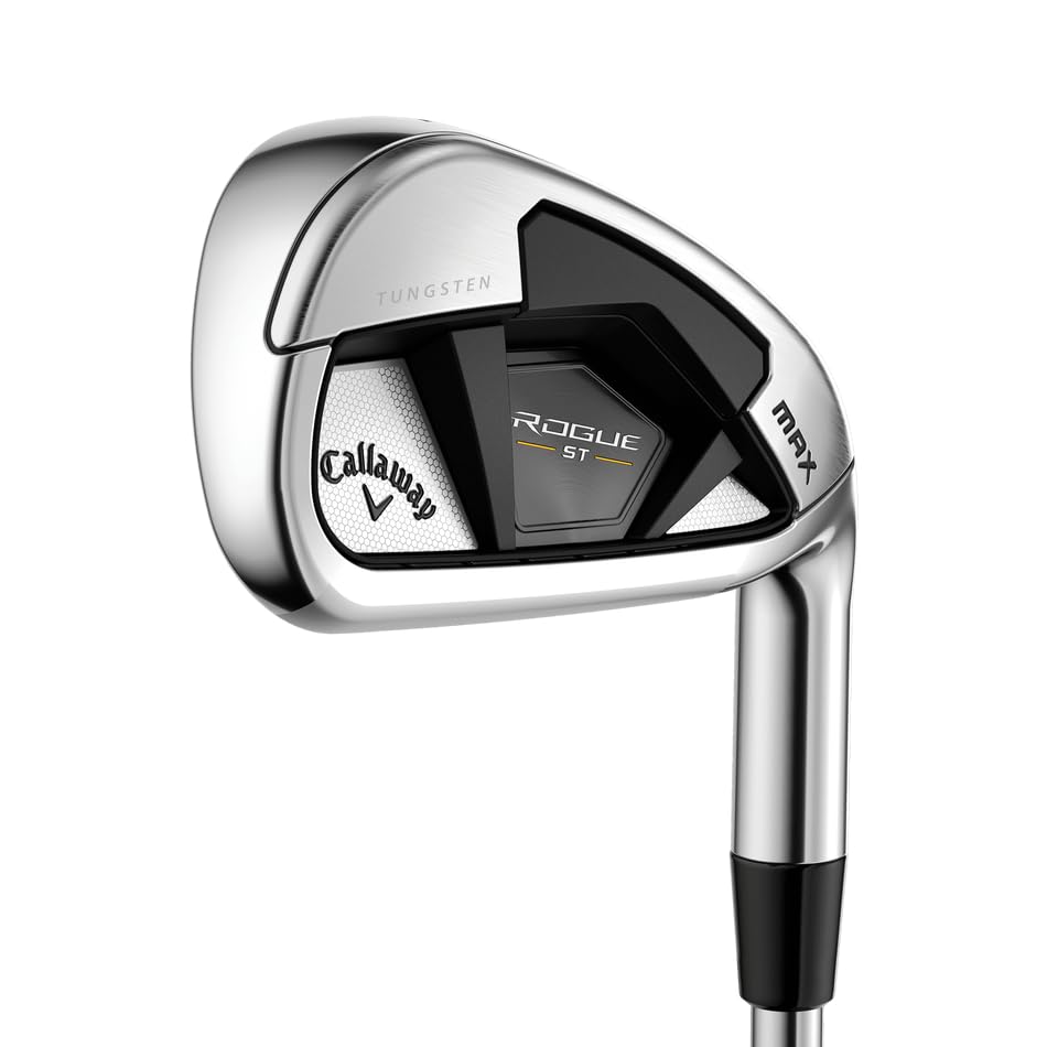 Callaway Golf Rogue ST Max Individual Iron - Premium Golf Club for Men & Women | Perfect for Driving Range, Course Play & Tournament Use