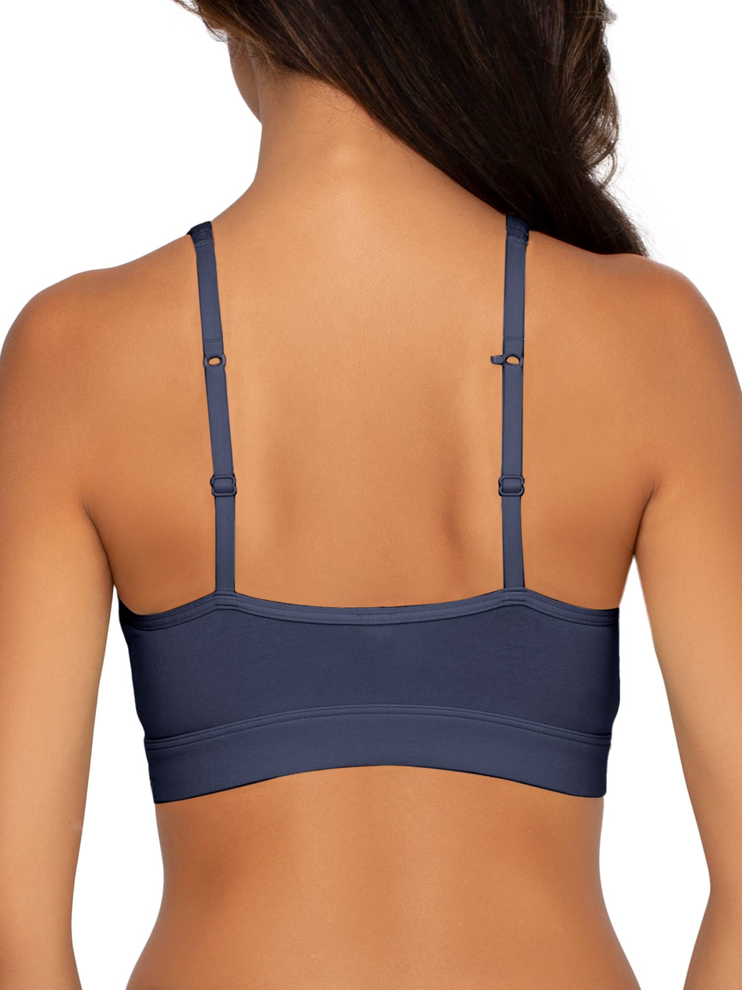 Smart & Sexy Women's Cloud Cotton Comfort Wireless Bralette - Ultra Soft Lounge Bra for Sleep, Yoga & Everyday Wear