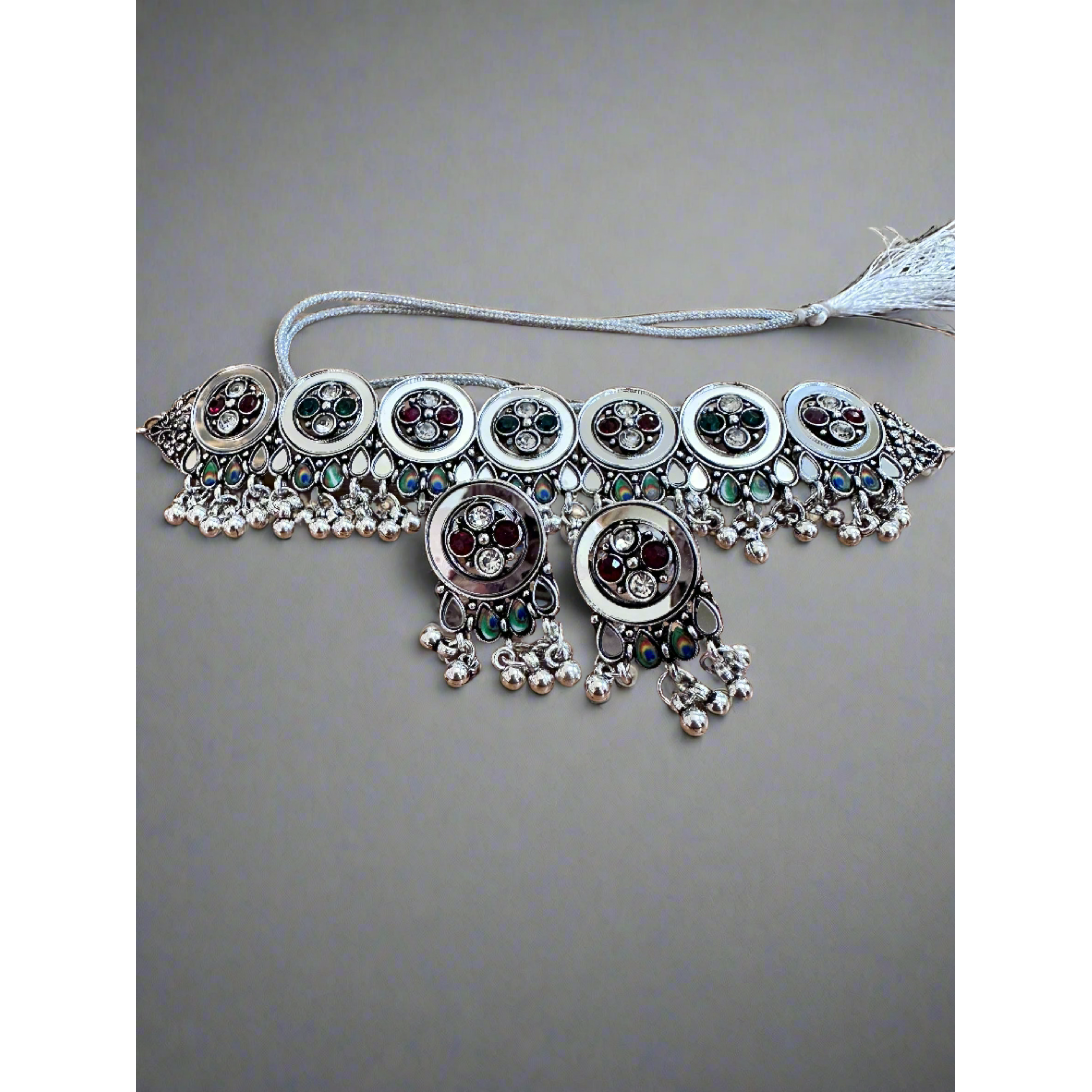 Elegant Choker Necklace Set with Matching Earrings for Women - Perfect for Parties, Weddings, and Date Nights