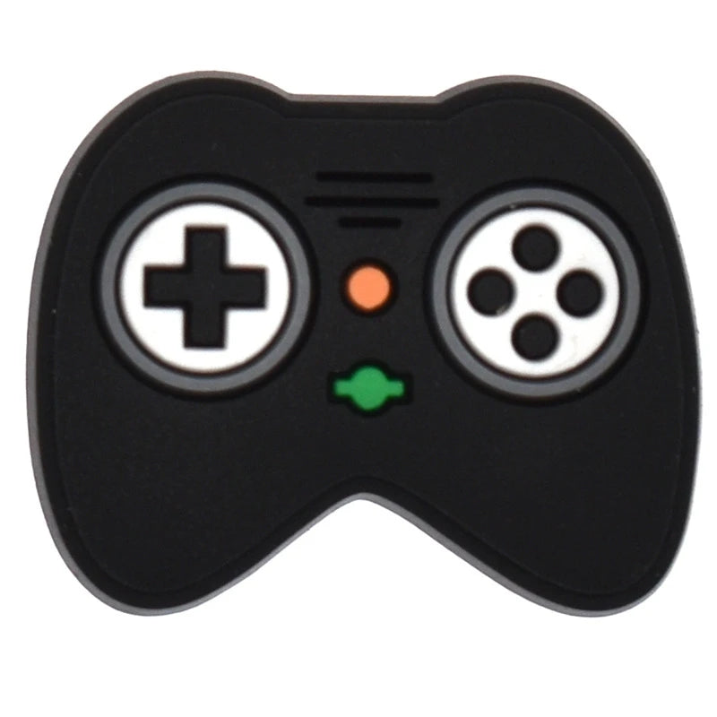 Gaming Shoe Charms for Crocs - Game Controller Badges for Women & Kids - Shoe Pins & Decorative Buckles for Sandals, Jeans & Shoes - Perfect Christmas Gift & Fashion Accessories (Great for Cosplay, Gamer Parties & Everyday Style)