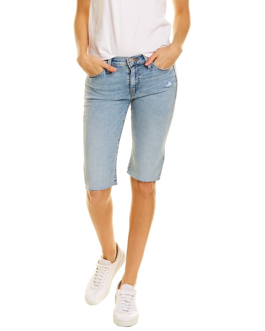 Hudson Jeans Women's Amelia Midrise Short - New Dawn Wash, Size 30 | High-Quality Denim Shorts for Casual Wear & Summer Outfits