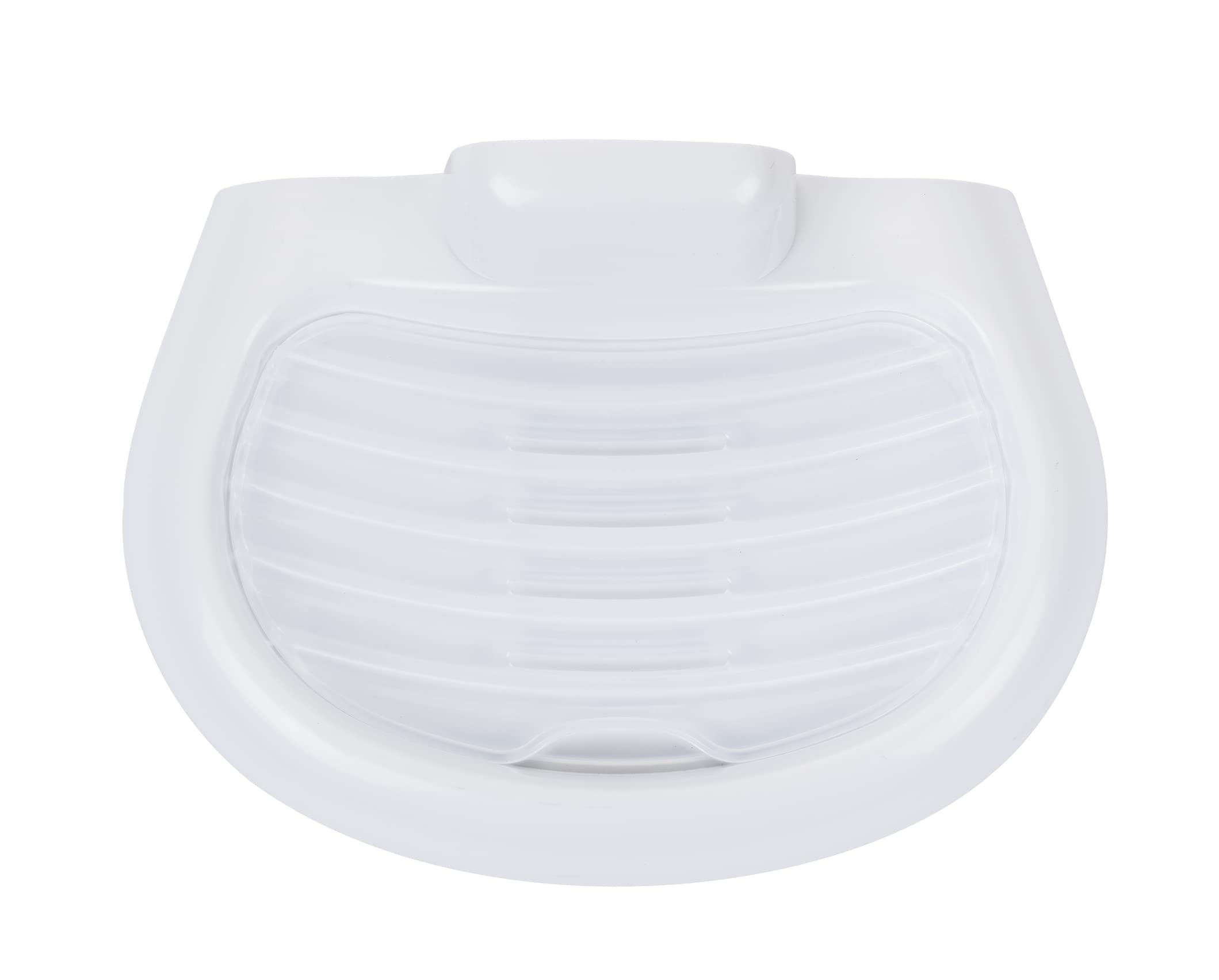 Wenko White Pure Soap Dish - Bathroom & Kitchen Organizer