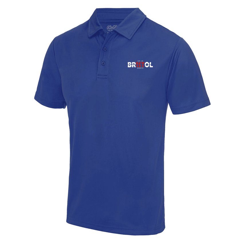 City of Bristol Synchronized Swimming Team Polo Shirt - Comfortable Athletic Wear for Swim Meets & Team Events