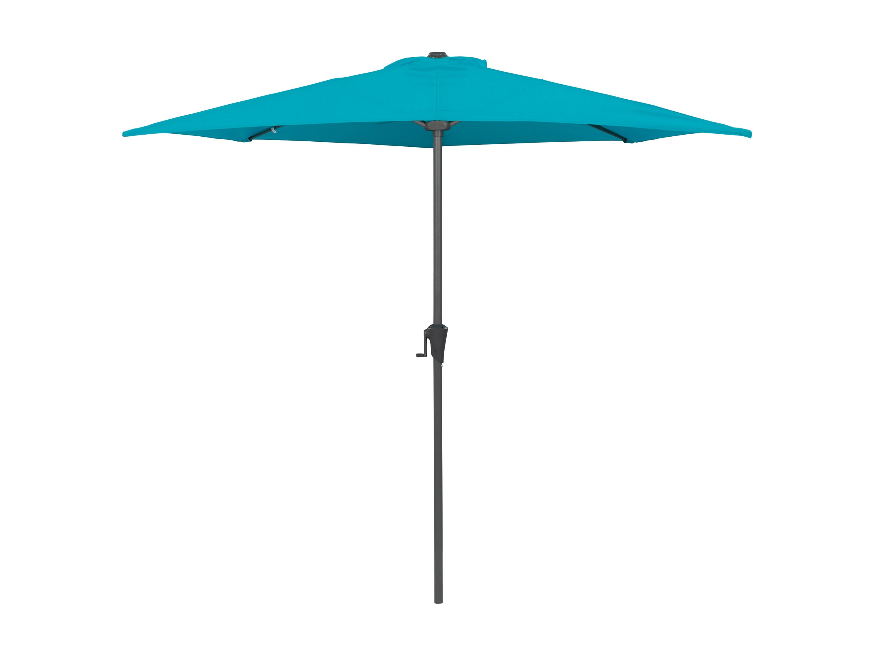 8.5ft Turquoise Half Umbrella - UV Protection Outdoor Patio Umbrella for Pool, Beach, Garden & Backyard - Waterproof Sun Shade for Relaxing in Style