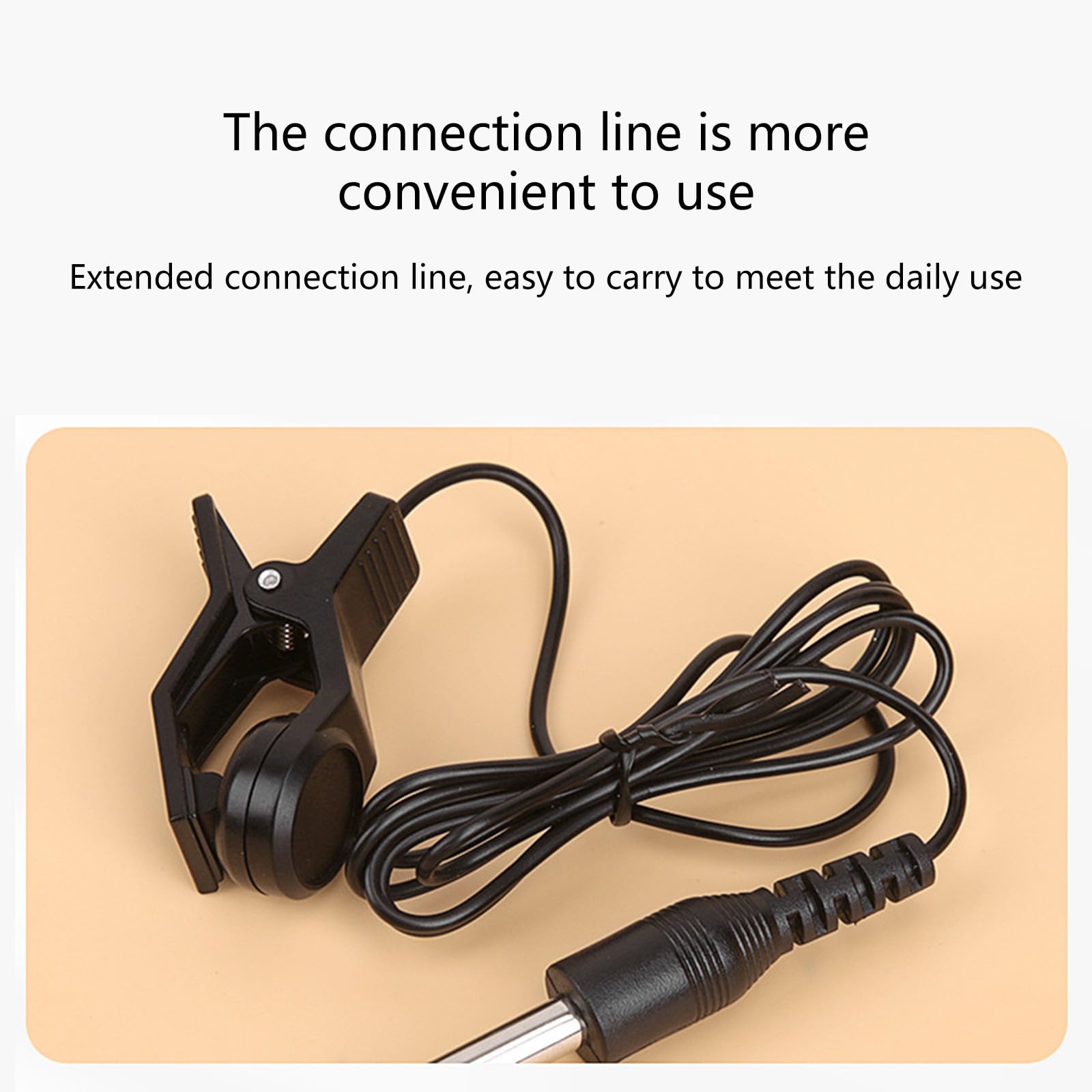 Universal Acoustic Guitar Pickup - Clip-On Piezo Contact Microphone for Guitar, Violin, Ukulele & Banjo | Perfect for Live Performances, Recording & Practice Sessions