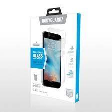 BodyGuardz Pure Tempered Glass Screen Protector for iPhone 6 Plus/6s Plus/7 Plus/8 Plus - Ultra HD Clear, Anti-Scratch Protection for Everyday Use & Outdoor Activities