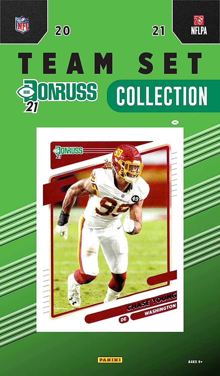 2021 Donruss NFL Washington Football Team Complete Player Card Set - Perfect for Collectors, Fantasy Sports & Game Day Decor