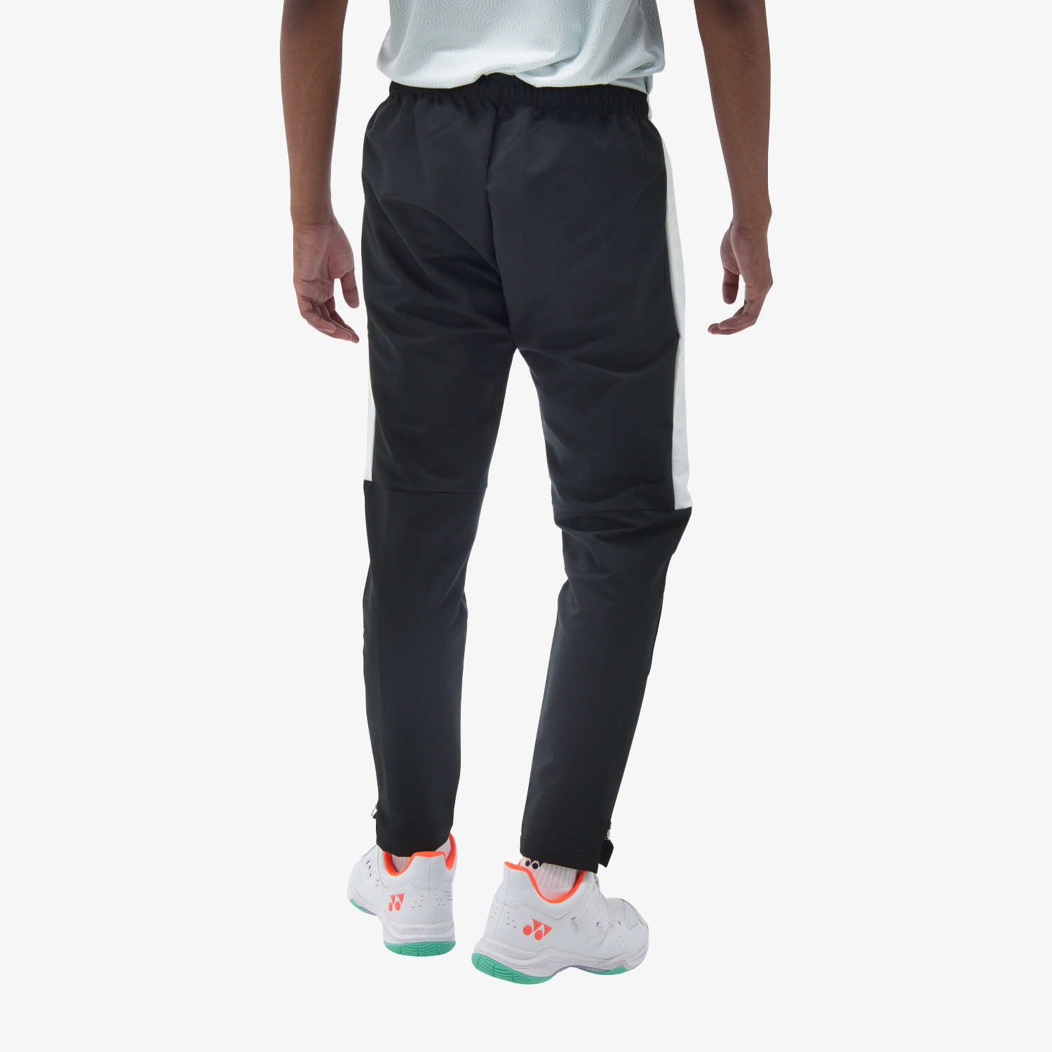 Yonex Men's Warm Up Pants 60148 - Black Athletic Training Joggers for Gym, Running & Casual Wear