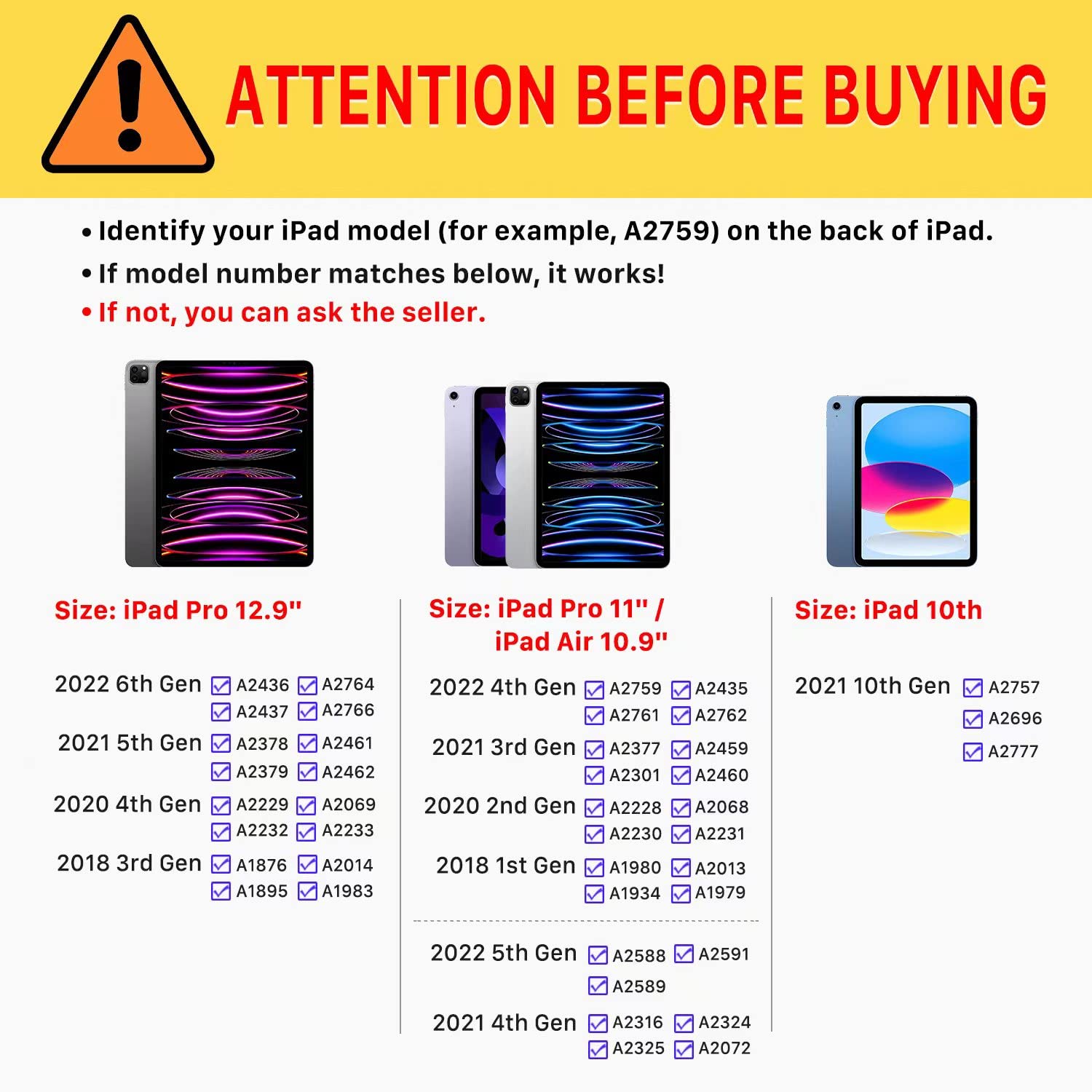 INVZI MagFree Pro Magnetic iPad Stand - Adjustable & Rotatable Floating Holder for iPad Pro 12.9
