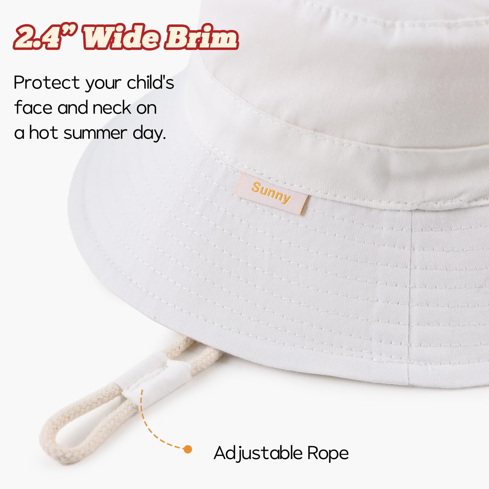 Baby & Toddler Sun Hat for Boys & Girls - UV Protection Bucket Hat for Newborns & Infants - Classic Summer Beach Cap for Kids - Perfect for Outdoor Play, Beach Trips & Sun Protection