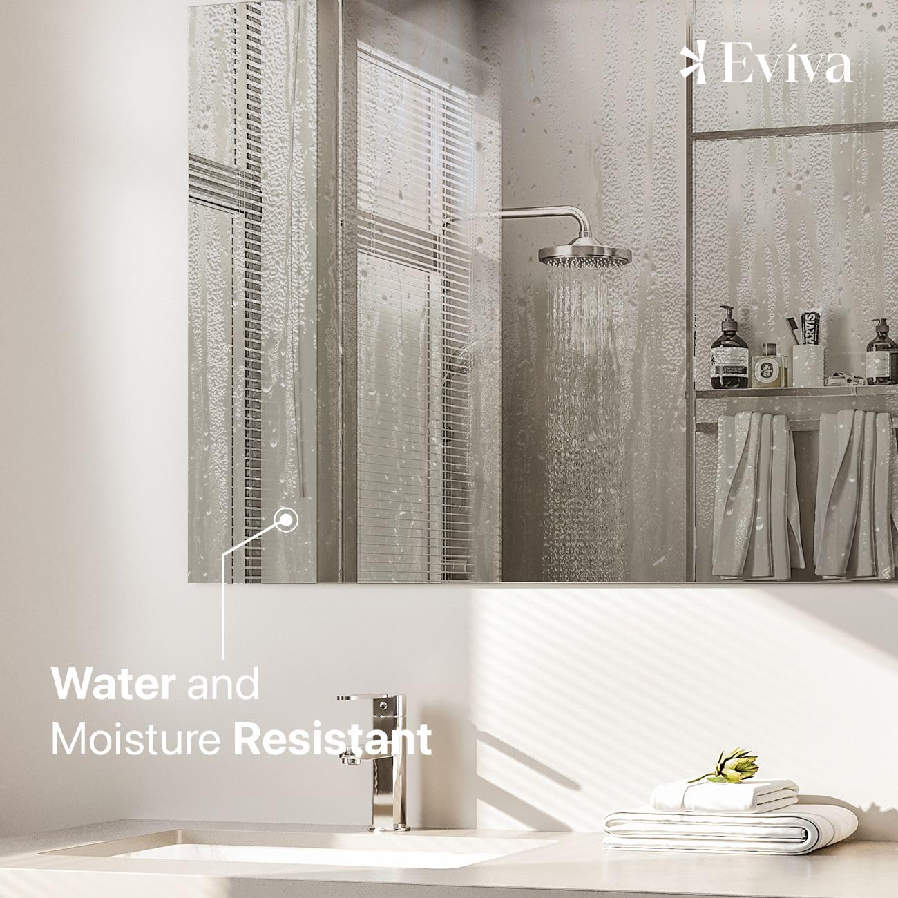 Eviva Frameless Full Length Mirror 55