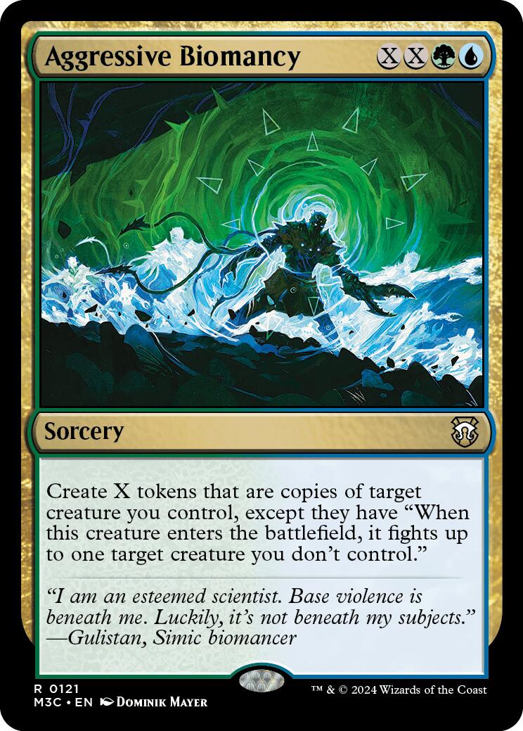 Aggressive Biomancy - Modern Horizons 3 Commander MTG Card | Perfect for Commander Decks & Magic: The Gathering Strategy Games