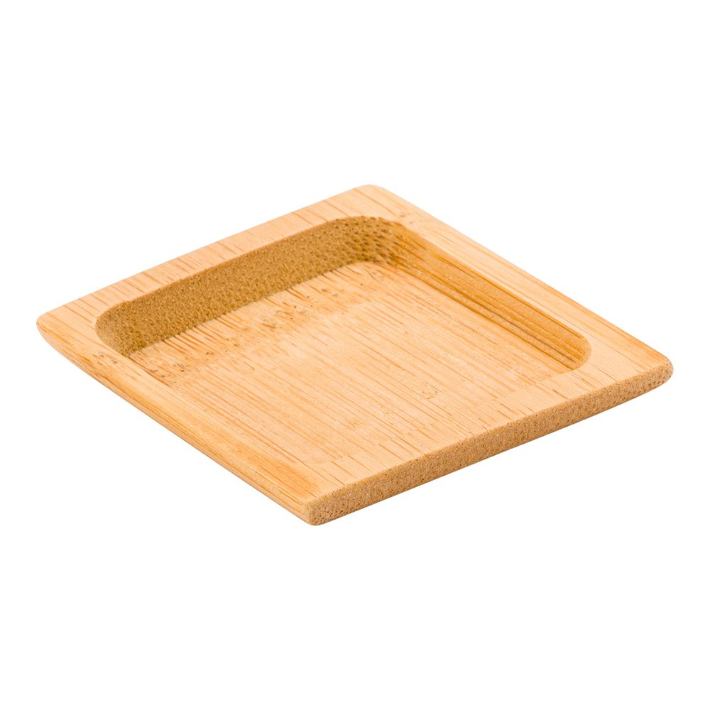 Eco-Friendly 2.5 Inch Bamboo Mini Plates - Set of 100 Square Carved Appetizer Plates for Desserts, Hors d'oeuvres & Bite-Sized Snacks | Perfect for Parties, Catering & Sustainable Dining