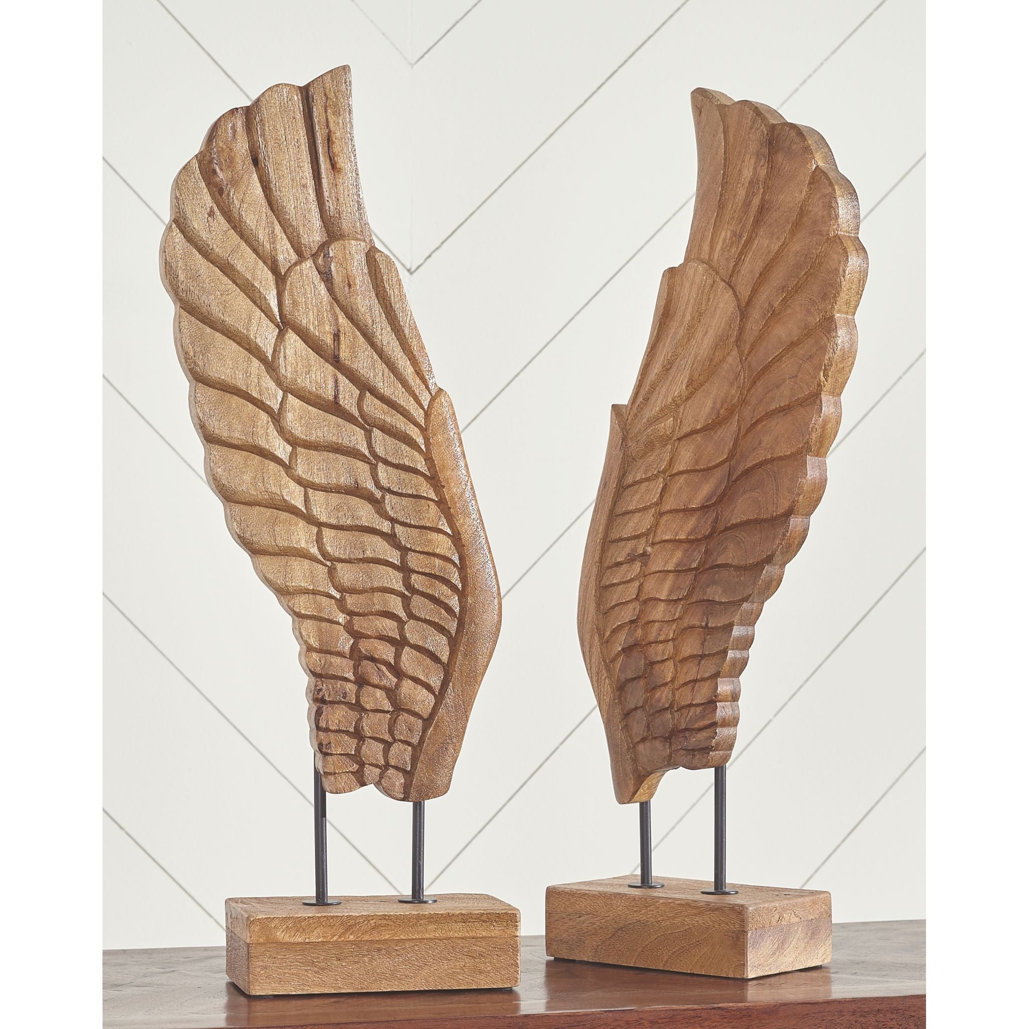 Branden Sculpture Set of 2 - Modern Abstract Figurines for Home Decor, Office & Gift - Elegant Art Statues for Living Room, Bookshelf Display