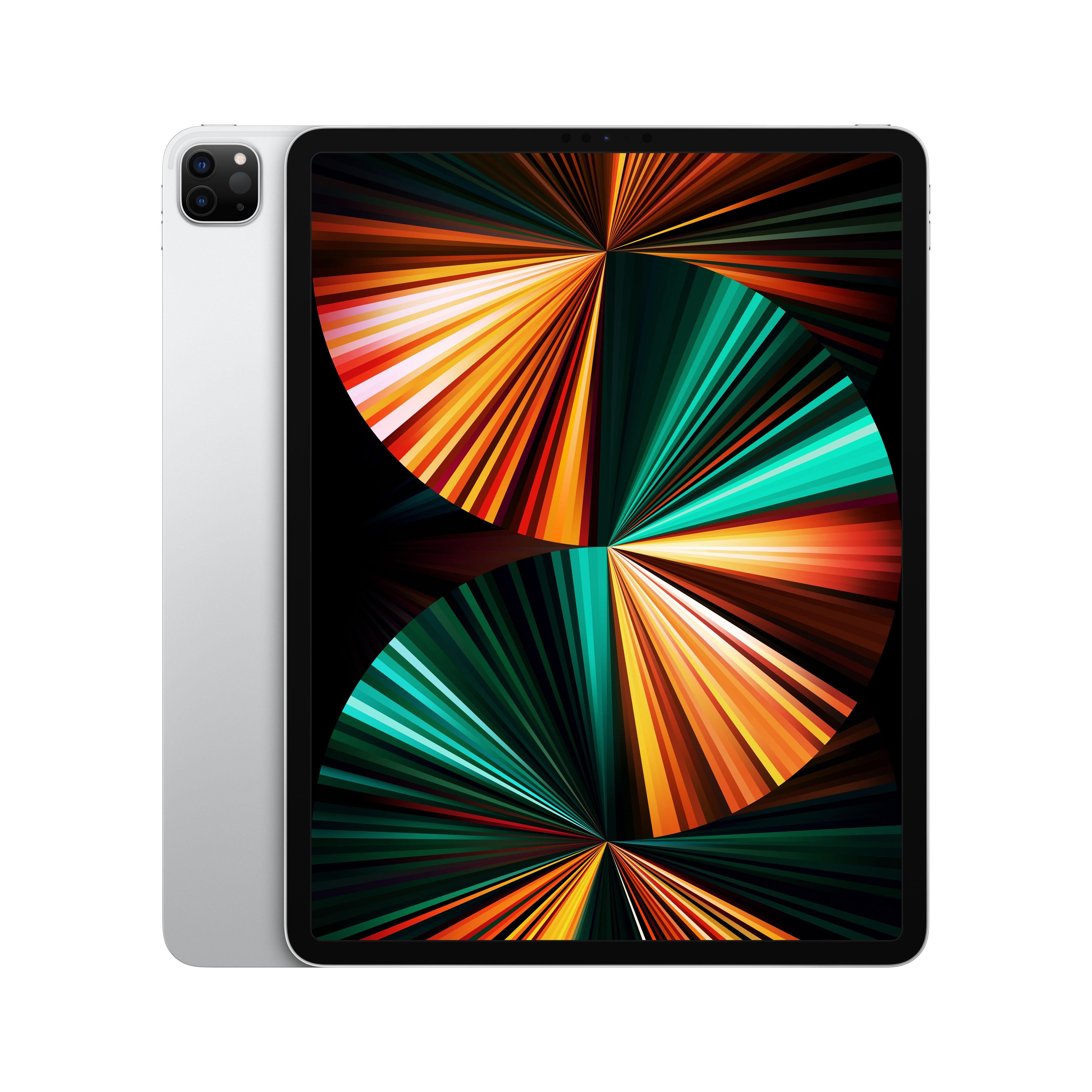 Apple iPad Pro 12.9-inch (128GB, Wi-Fi, Silver) - Latest Model with Liquid Retina Display for Work, Study & Entertainment