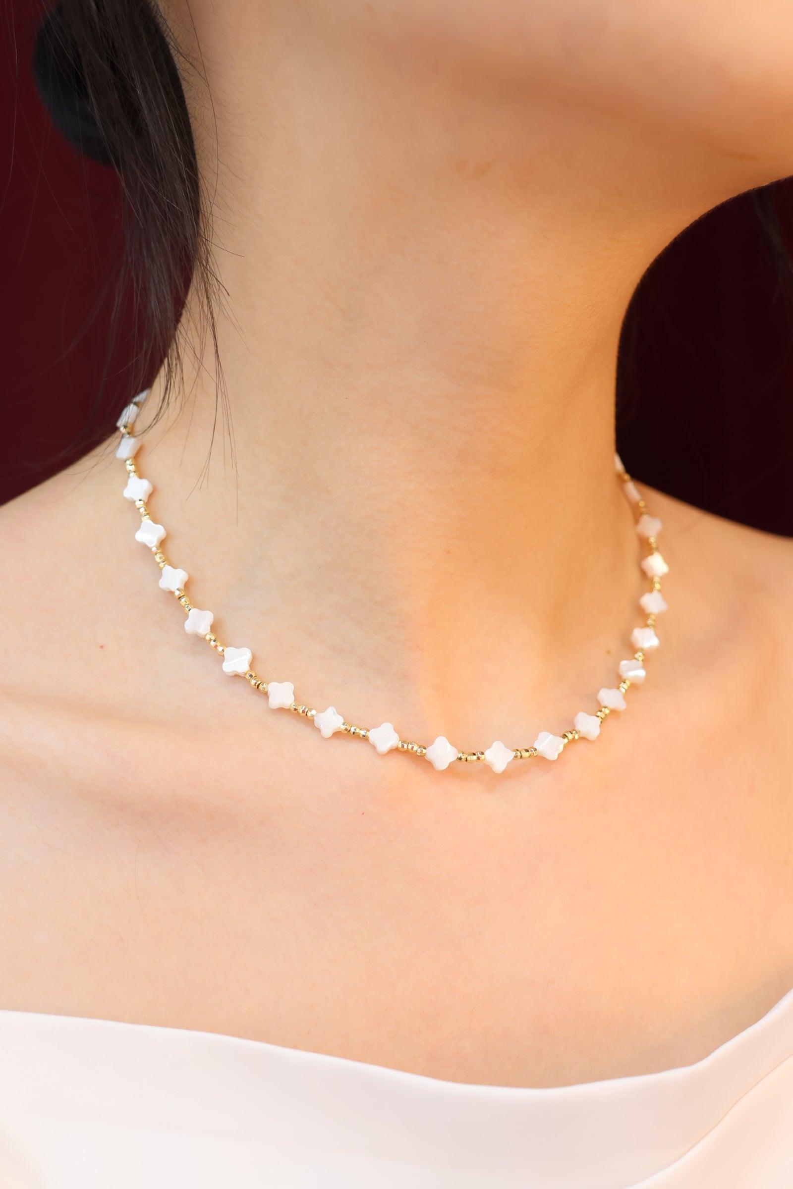 ALEI #01 Elegant Gold Plated Necklace for Women - Perfect for Date Night, Parties & Special Occasions