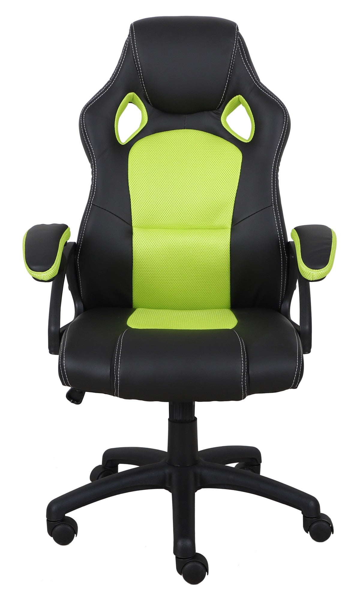 Premium Gaming Desk & Chair Set - Ergonomic Green & Black Computer Desk with Comfortable Chair for PC Gamers - Perfect for Home Office, Streaming & Esports