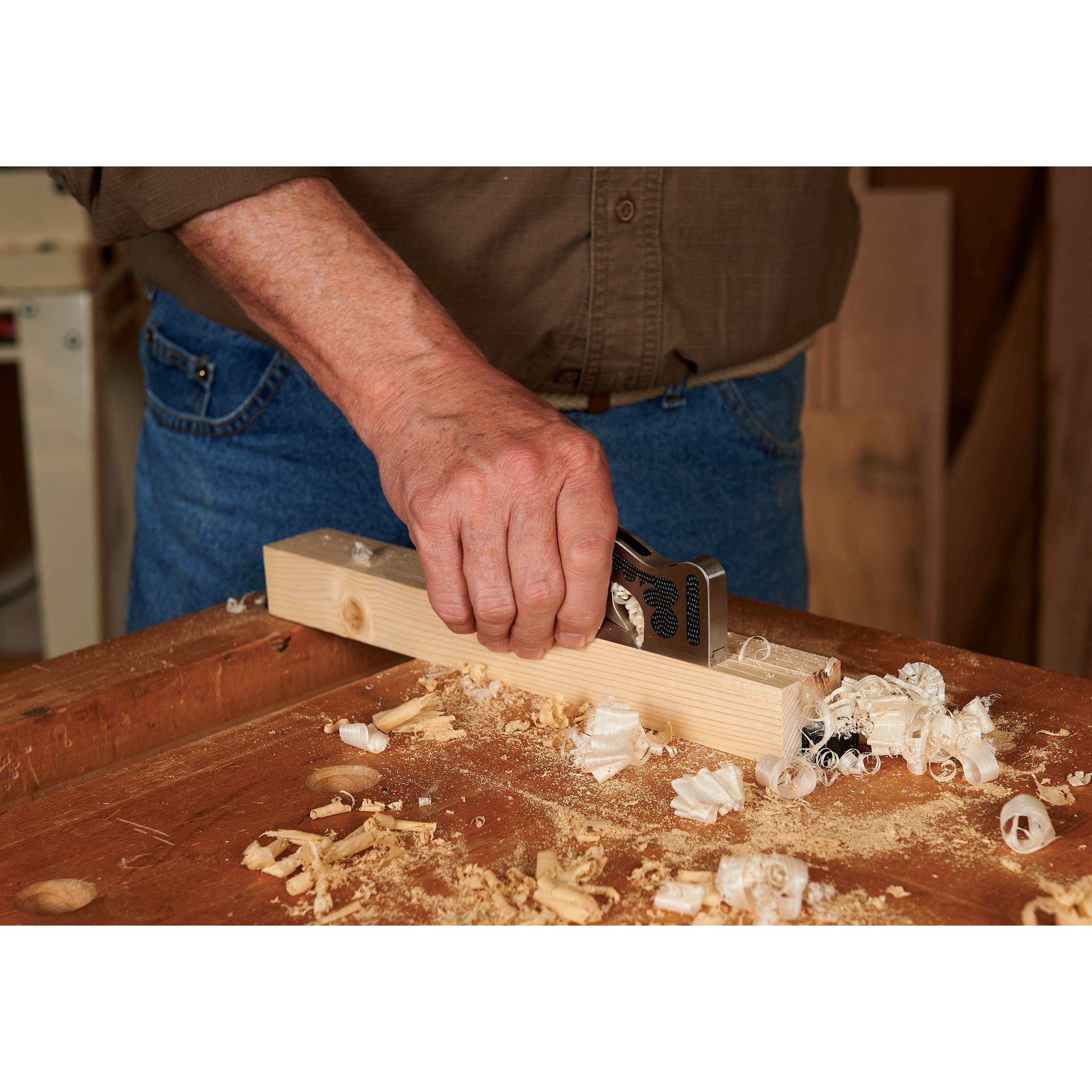 WOODRIVER No. 91 Small Shoulder Plane - Premium Woodworking Tool for Fine Carpentry & Cabinet Making - Perfect for Trimming Tenons, Cleaning Shoulders & Precision Edge Work