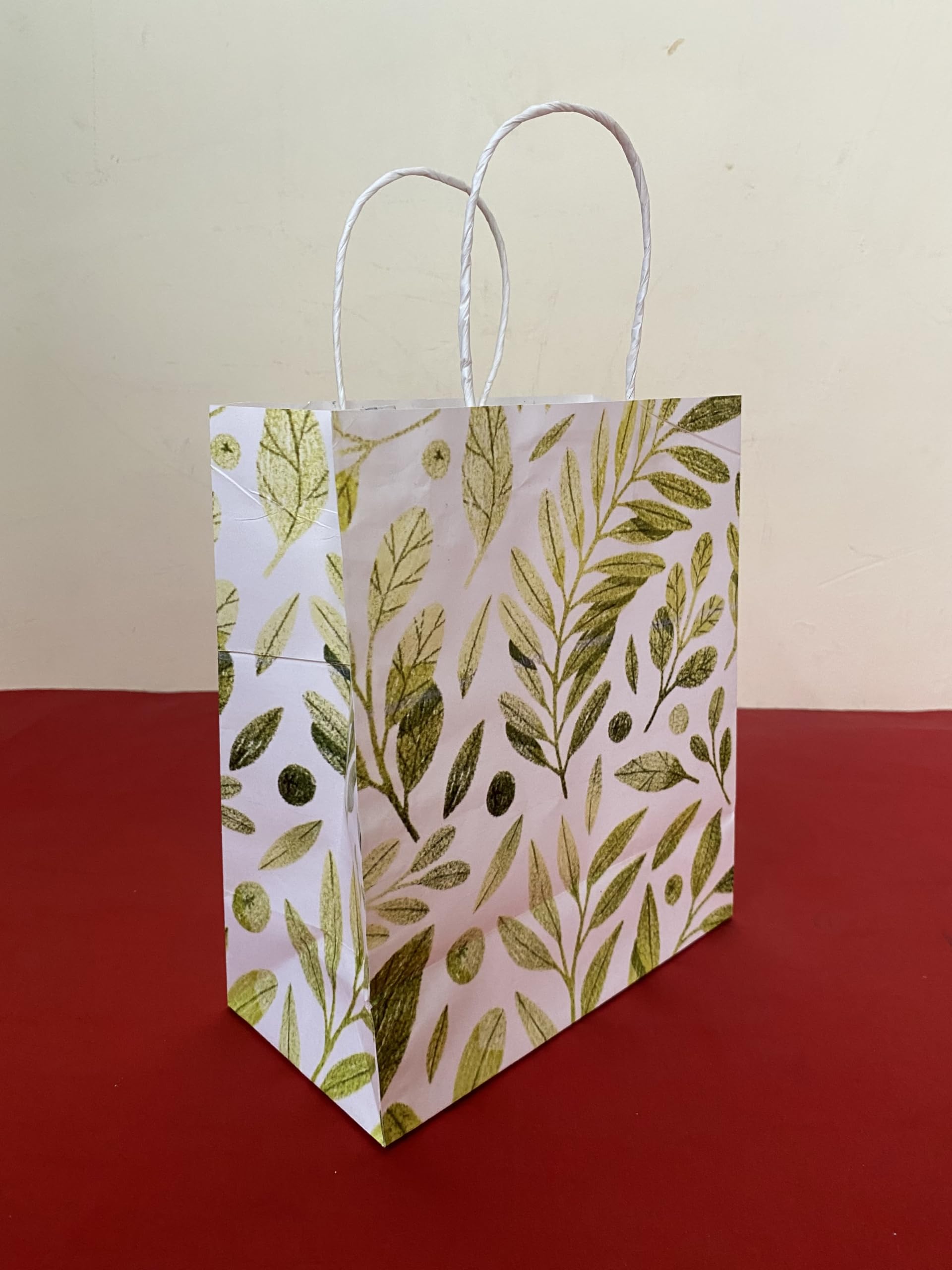 SPP Floral Gift Bags - Pack of 10 | Elegant Gift Wrapping for Birthdays, Weddings & Special Occasions