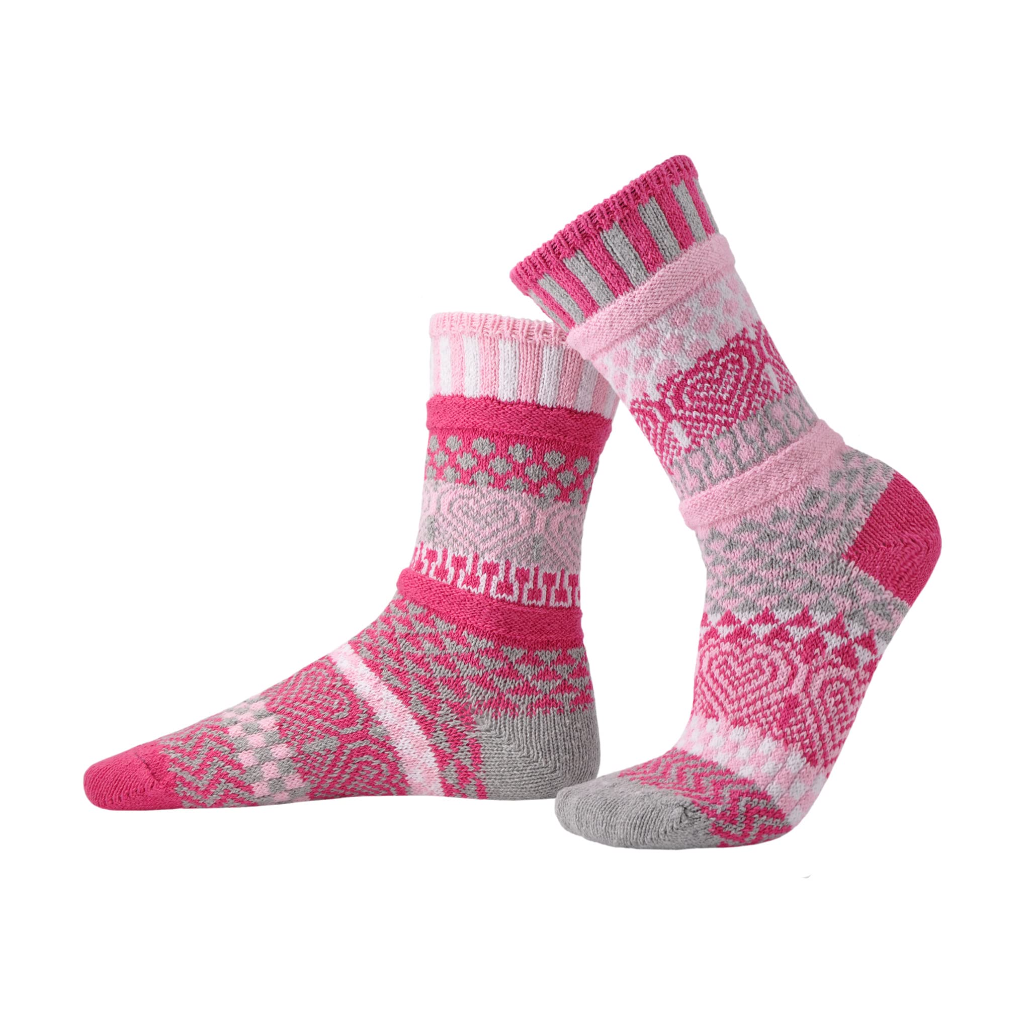 Solmate Socks - Fun Mismatched Crew Socks for Women & Men | Colorful Comfortable Cotton Socks for Everyday Wear, Gifts & Unique Fashion Statement