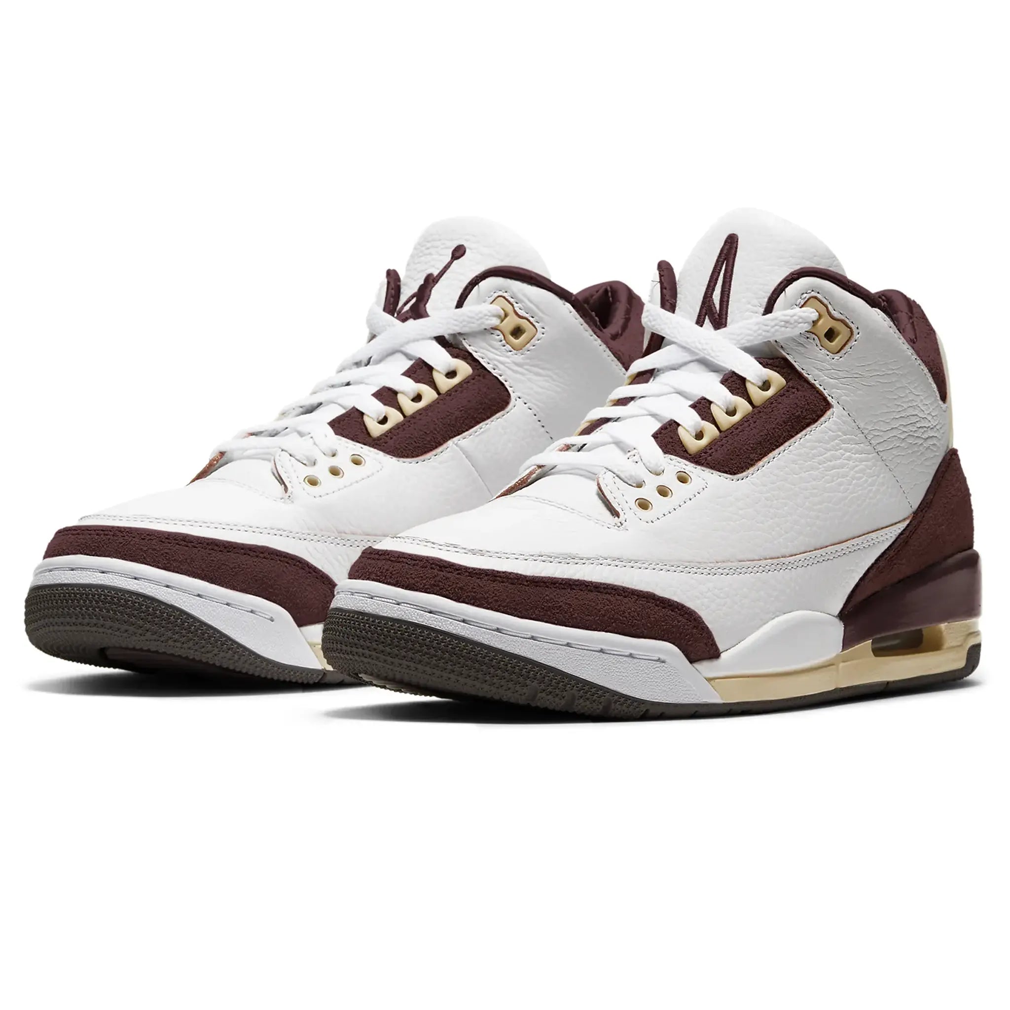 A Ma Maniére x Air Jordan 3 Retro Burgundy Crush Women's Sneakers - Stylish & Comfortable for Casual Wear, Street Fashion & Sneaker Collecting