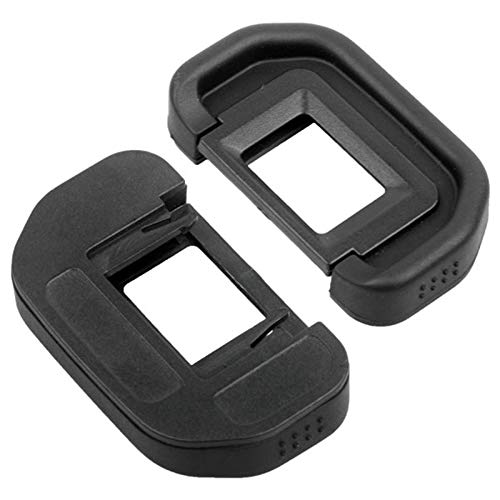 Canon DSLR Eyecup Rubber Viewfinder Cover for 90D 80D 70D 60D 50D 40D 20D 5D Mark II/I 6D Mark II/I - 2 Pack ULBTER EB Eyecup with Grip Protector - Perfect for Outdoor Photography & Studio Shooting