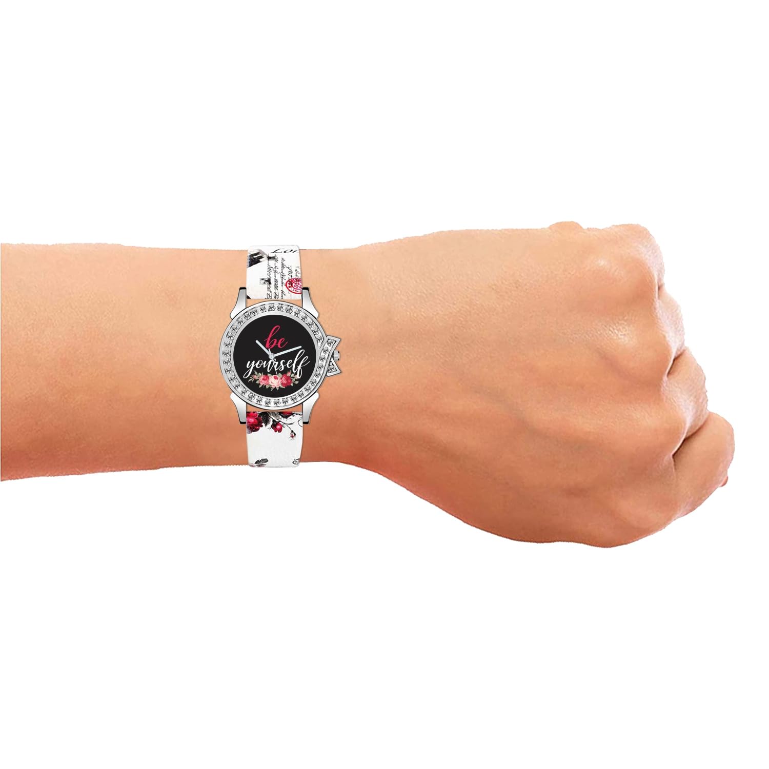 Relish Be Yourself Analog Watch for Women & Girls - Stylish Fashion Watch with Leather Strap, Perfect Gift for Sister, Birthday, Diwali (RE-L2038) | Ideal for Daily Wear, Office & Special Occasions