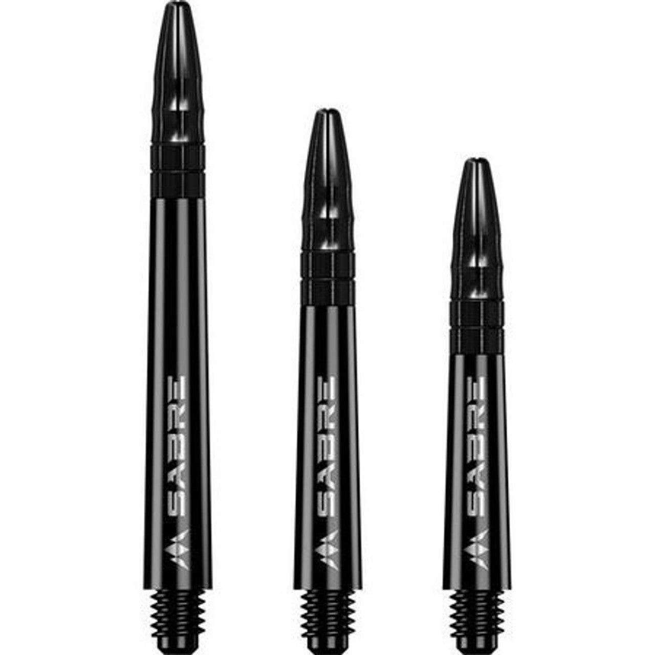 Mission Sabre Polycarbonate Dart Shafts & Stems - Durable Replacement Parts for Steel Tip & Soft Tip Darts - Perfect for Professional Play, League Games & Home Practice