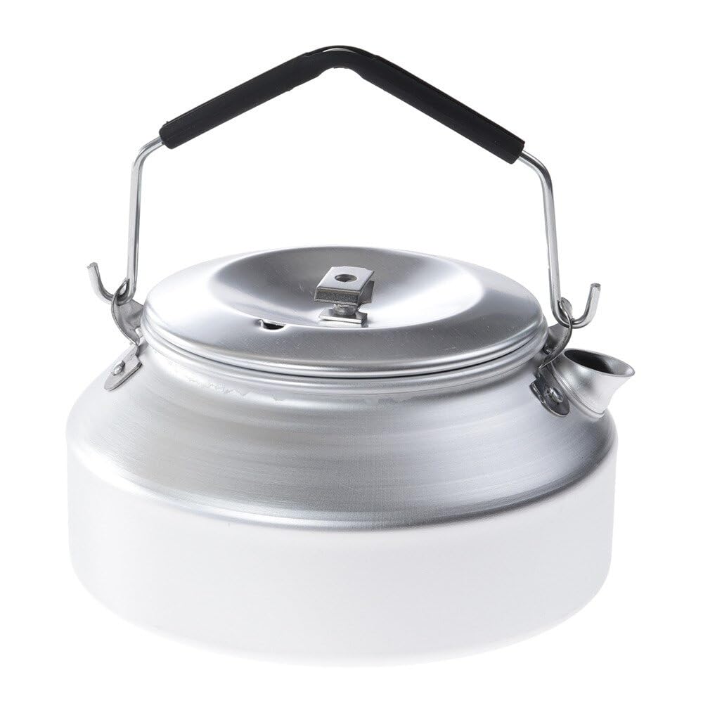 TRANGIA Aluminum Camping Kettle 0.9L with Stainless Steel Knob - Lightweight Outdoor Tea & Coffee Pot for Hiking, Backpacking and Camping Trips