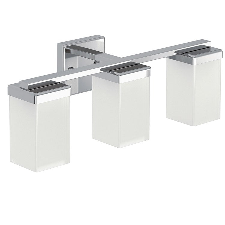 90 Degree Three Light Vanity Lighting Fixture - Modern Bathroom Mirror Lights for Makeup & Shaving - Perfect for Home, Salon, and Spa Decor