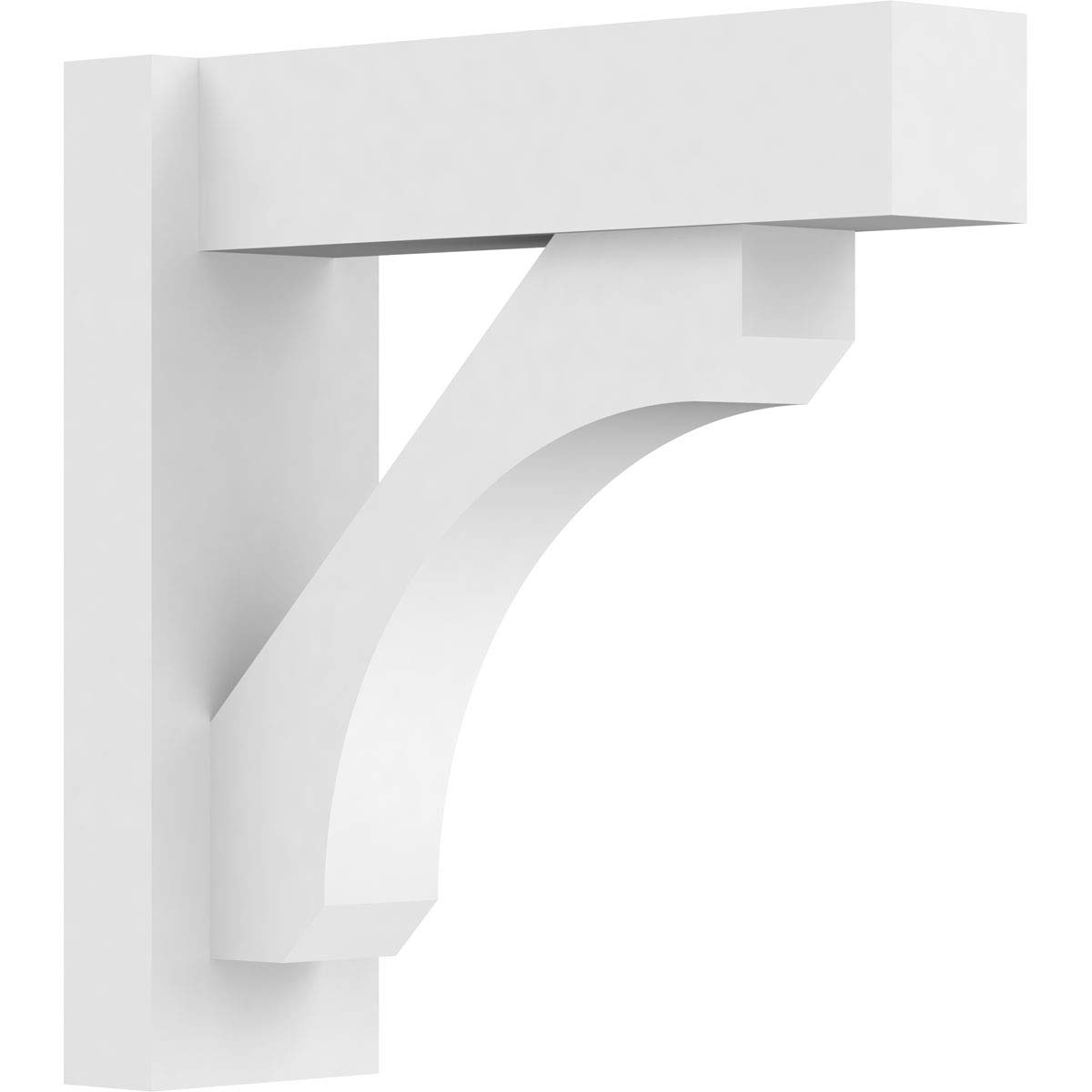 Ekena Millwork OUTP05X16X16LEC05 Legacy Architectural Grade PVC Outlooker with Block Ends - 5