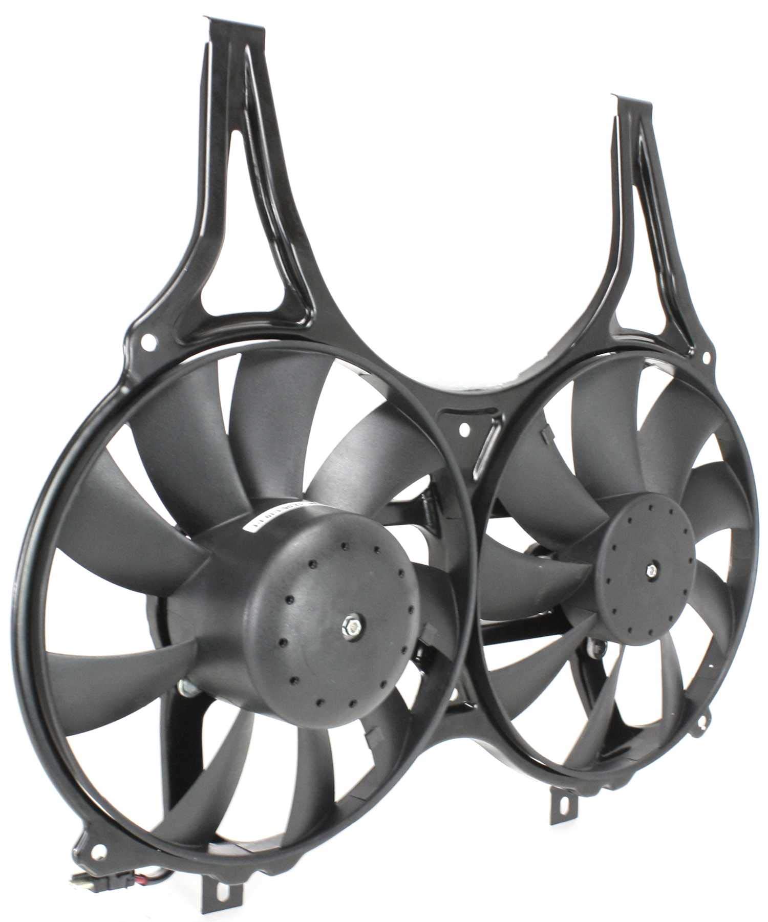 Evan-Fischer Radiator Fan Assembly Replacement for 1996-1997 Mercedes Benz E320 - Dual Fan Cooling System - Perfect for Engine Overheating Prevention & Summer Driving