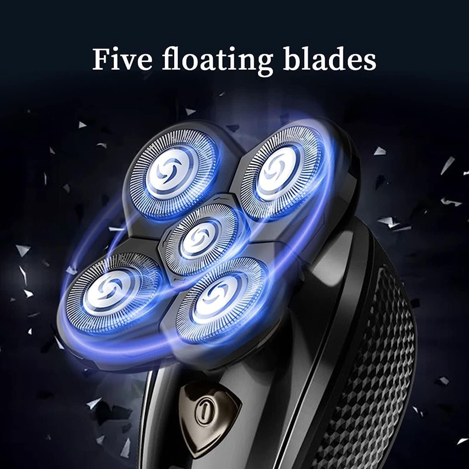 Rechargeable Electric Shaver for Men - Wet/Dry Multifunctional Grooming Kit with Beard Trimmer & Bald Head Shaving Machine | Perfect for Travel, Home Use & Daily Grooming Routine