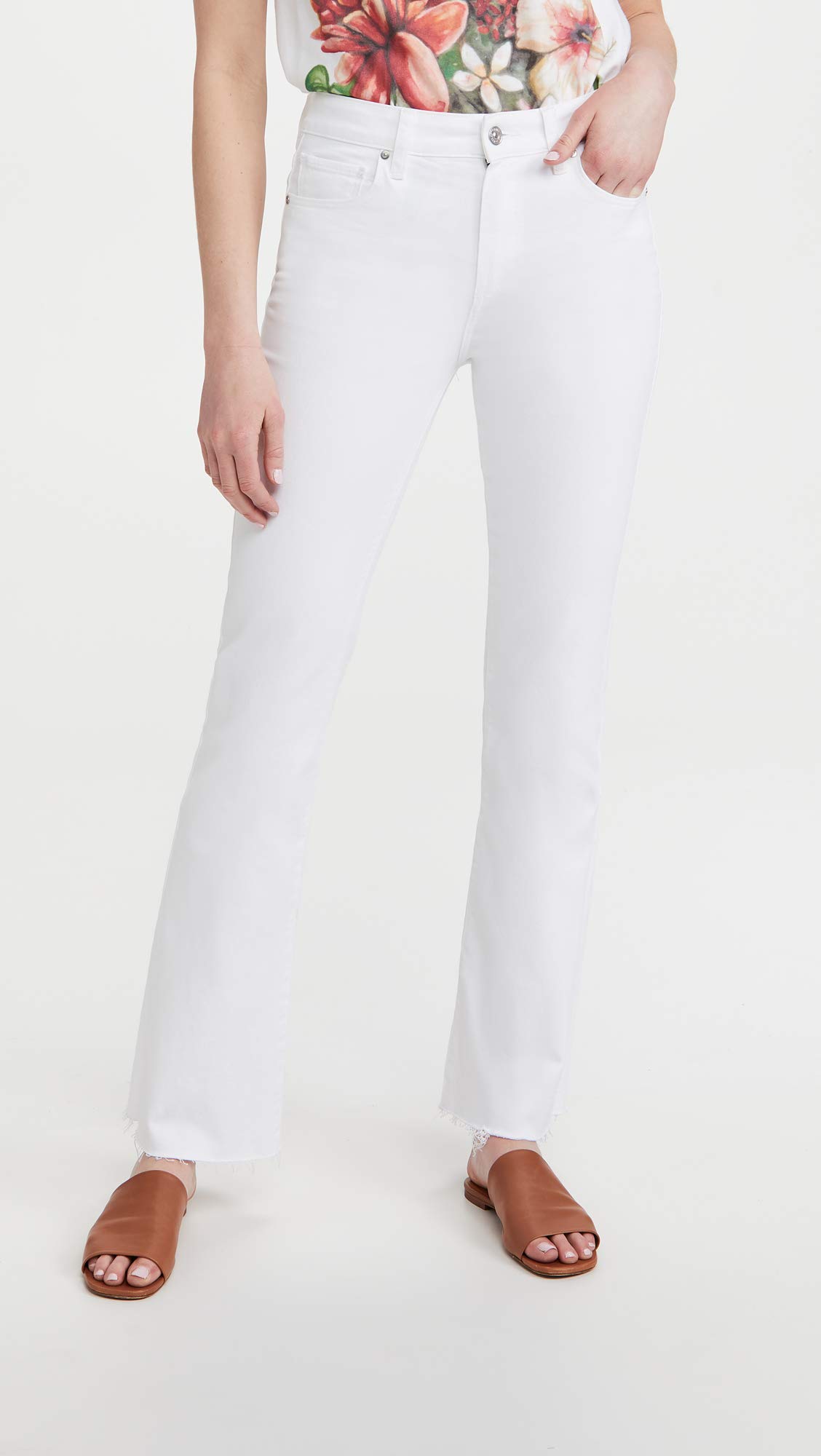 PAIGE Women's High Rise Laurel Canyon Jeans - Slim Fit Stretch Denim Pants for Everyday Comfort | Perfect for Work, Casual Outfits & Weekend Wear