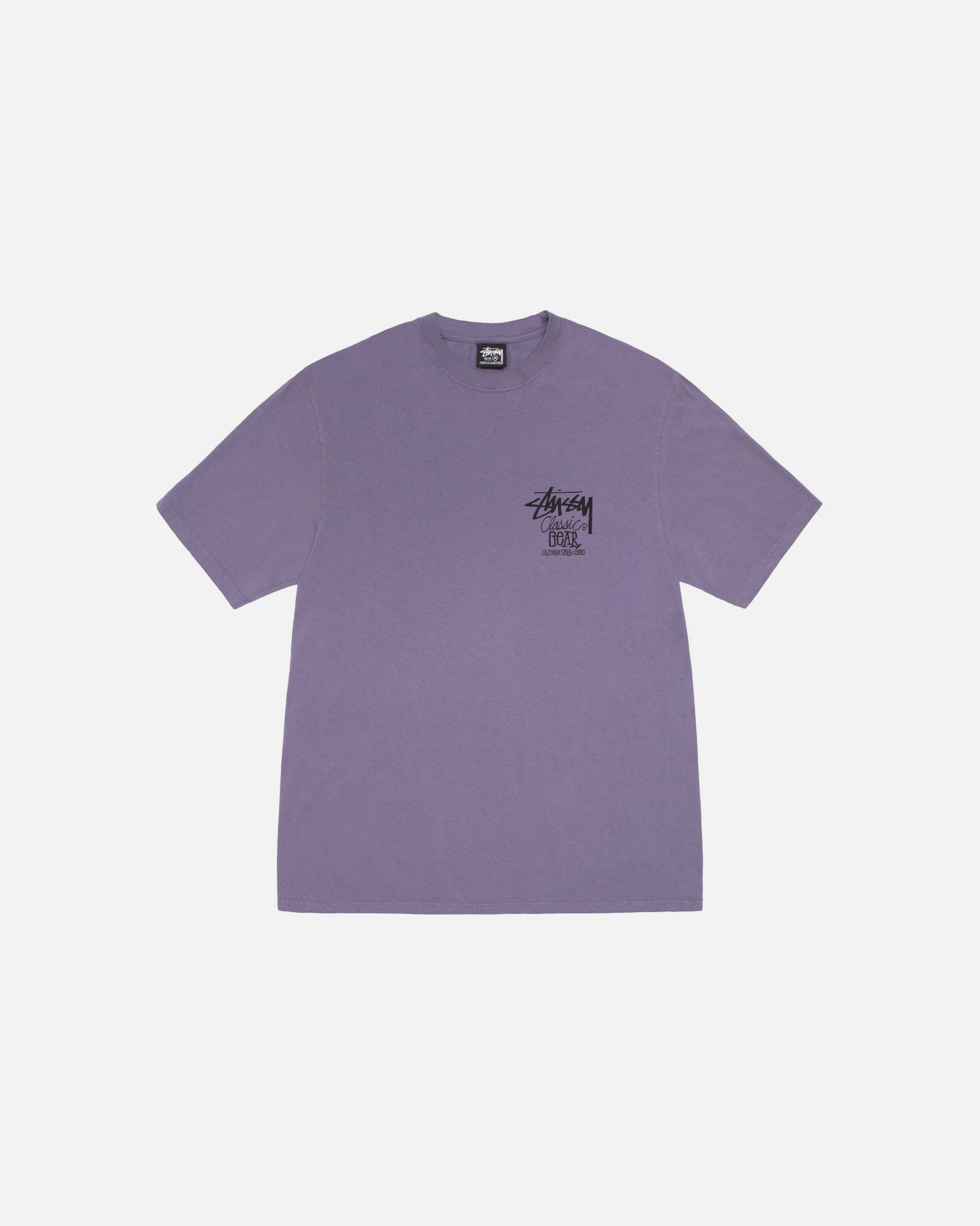 Vintage Pigment Dyed Classic Gear T-Shirt for Men - Soft Washed Cotton Tee for Casual Wear & Street Style