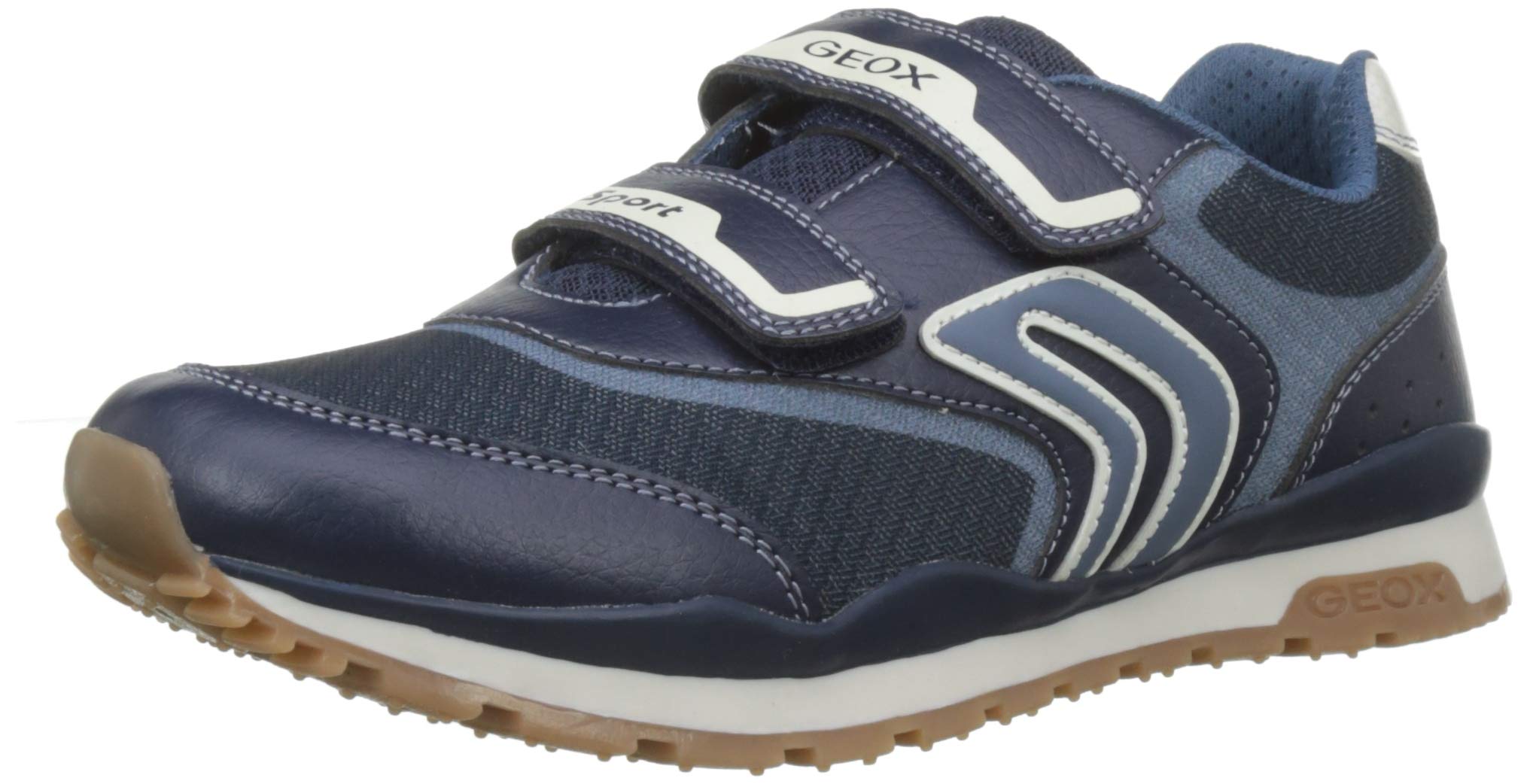 Geox Unisex-Child Pavel 21 Velcro Sneakers - Breathable Kids Shoes for School & Play | Lightweight Comfortable Walking Shoes for Boys & Girls
